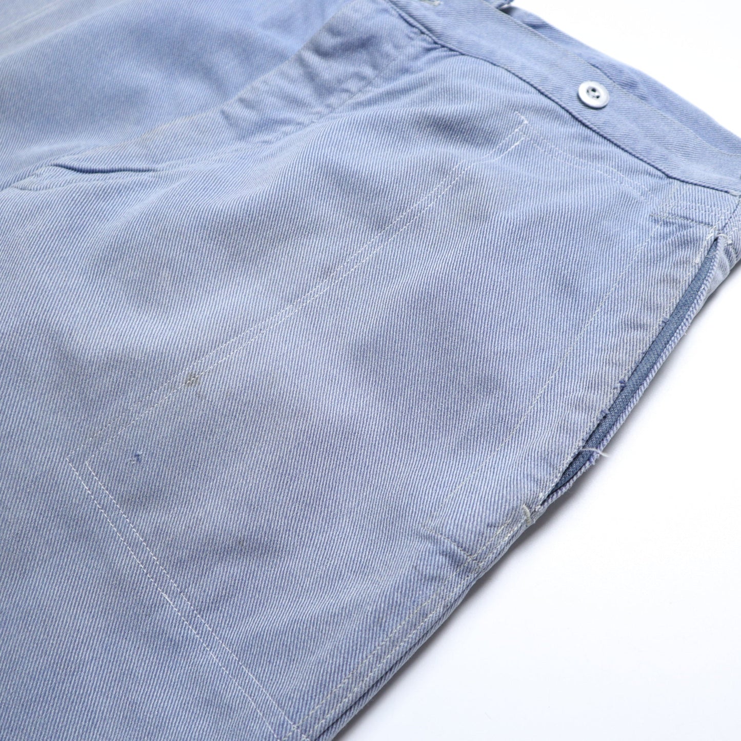 1940s WWII Swiss Prison denim work pants瑞士囚犯丹寧工作褲 - 富士鳥古著