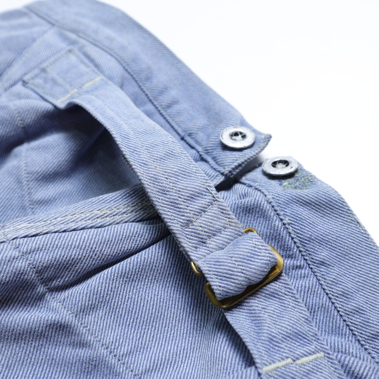 1940s WWII Swiss Prison denim work pants瑞士囚犯丹寧工作褲 - 富士鳥古著