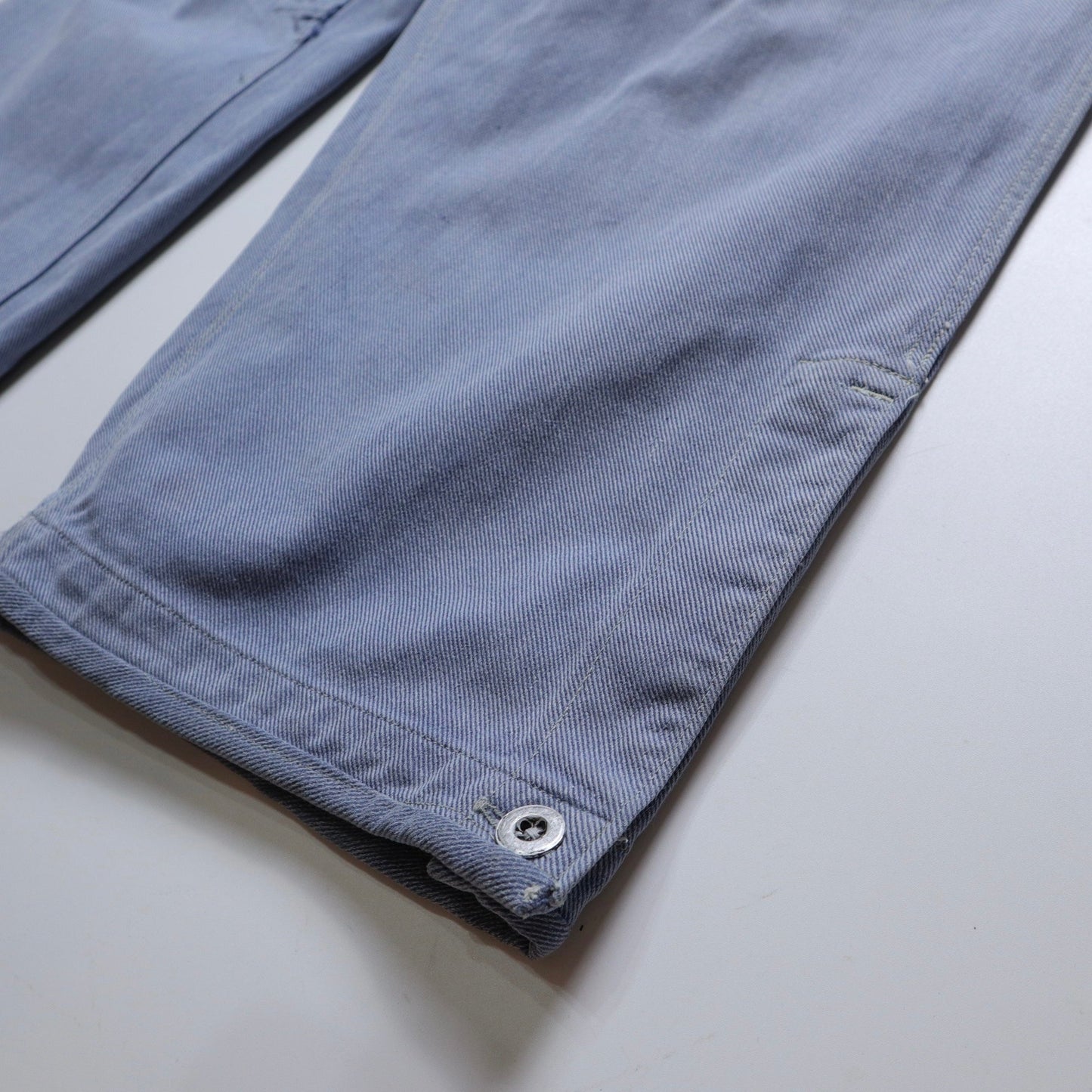 1940s WWII Swiss Prison denim work pants瑞士囚犯丹寧工作褲 - 富士鳥古著