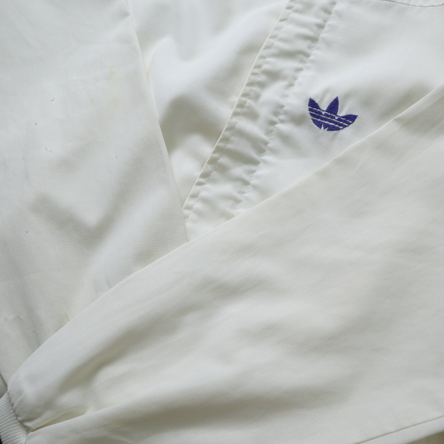 1970s 加拿大製 Adidas 白色刺繡Logo運動外套 - 富士鳥古著