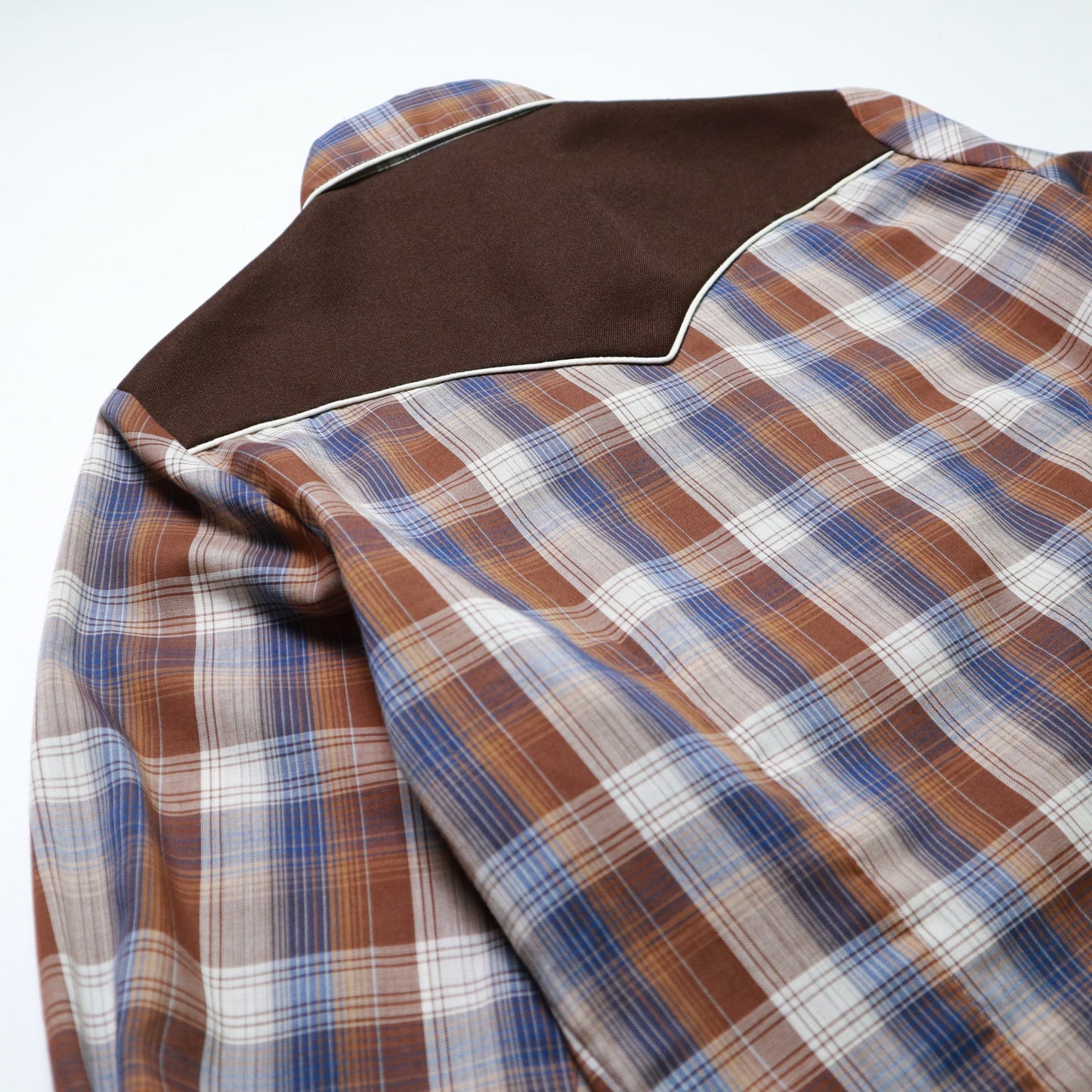 1970s H BAR C 美國格紋西部襯衫 - 富士鳥古著