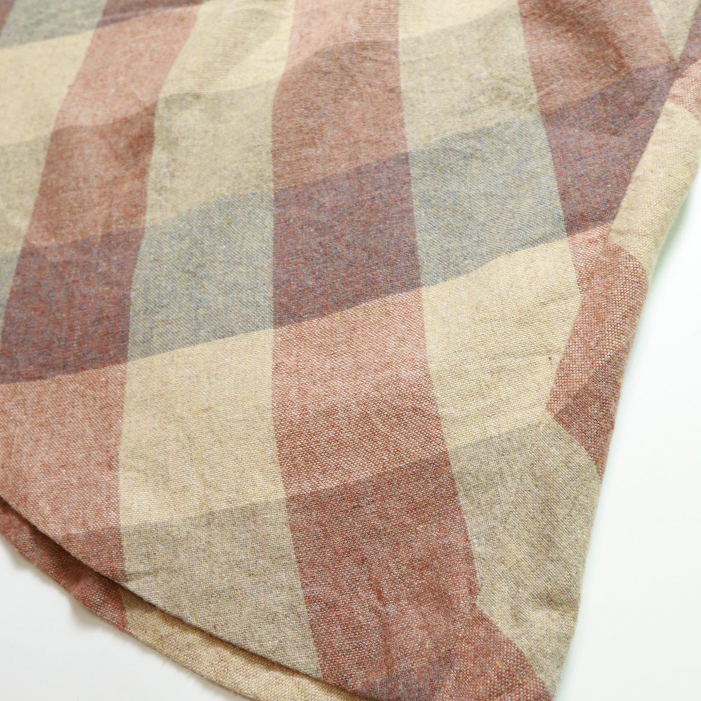 1980s 美國菱格紋羊毛半身裙 - 富士鳥古著