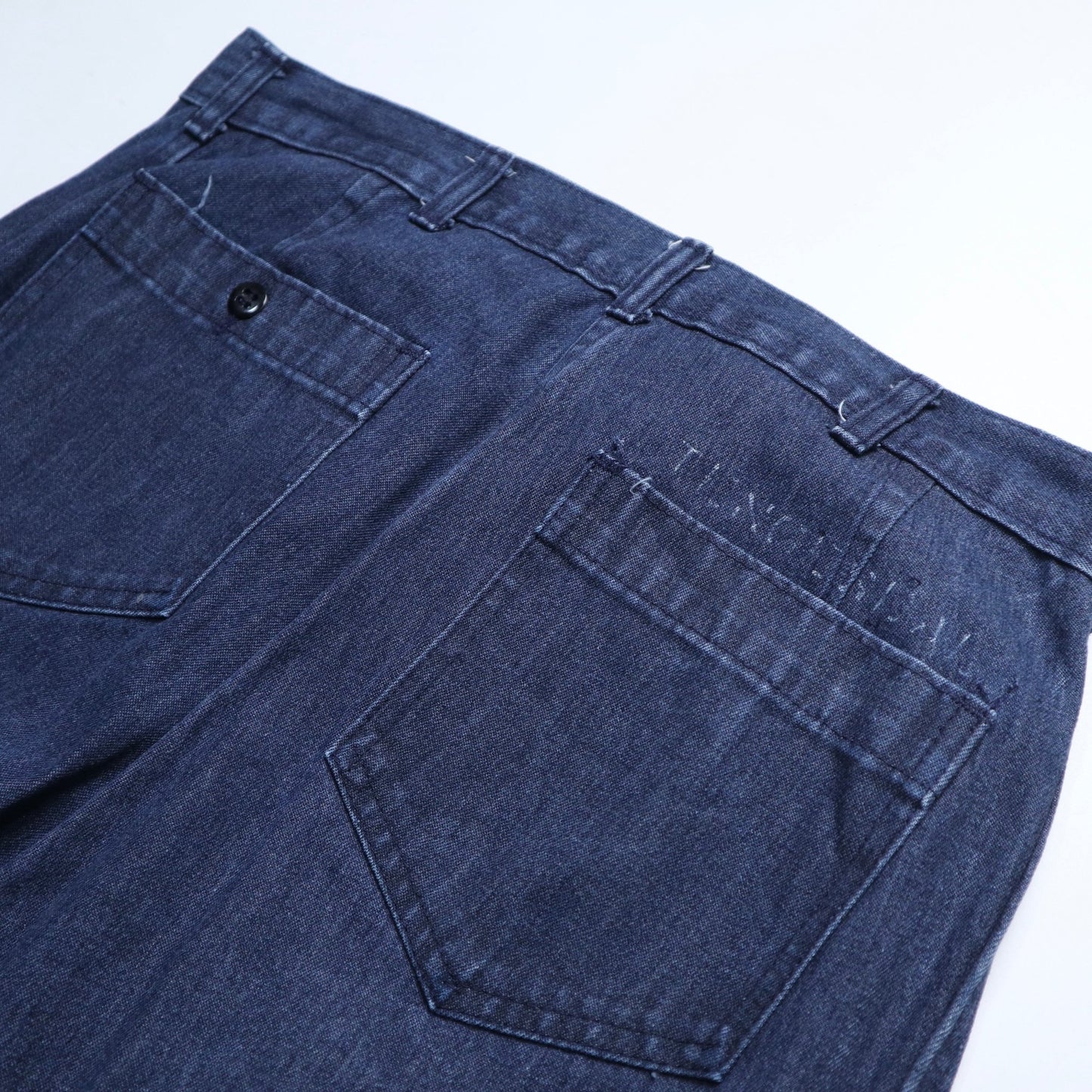 (30W)80s US NAVY 海軍丹寧喇叭褲 - 富士鳥古著