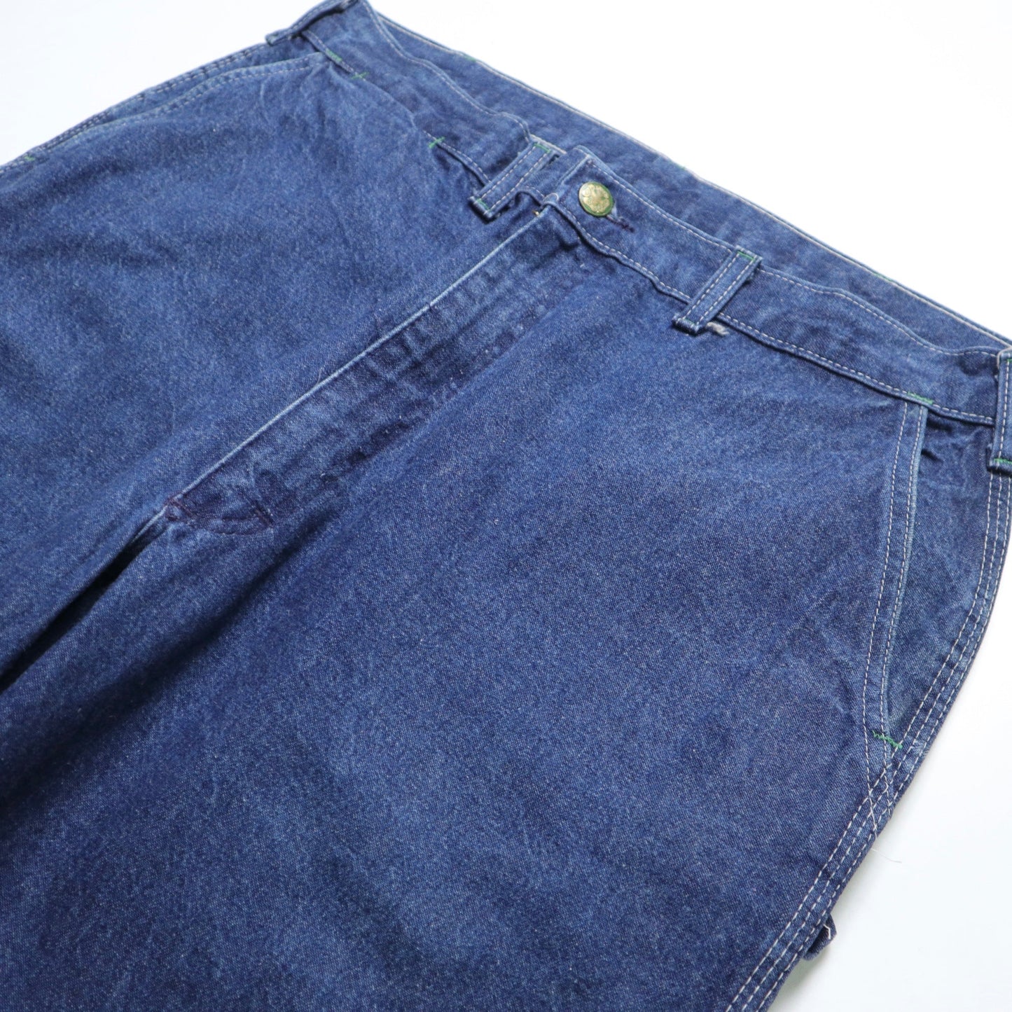 (31W)70s 美國製 OSHKOSH 深色丹寧工作褲 - 富士鳥古著
