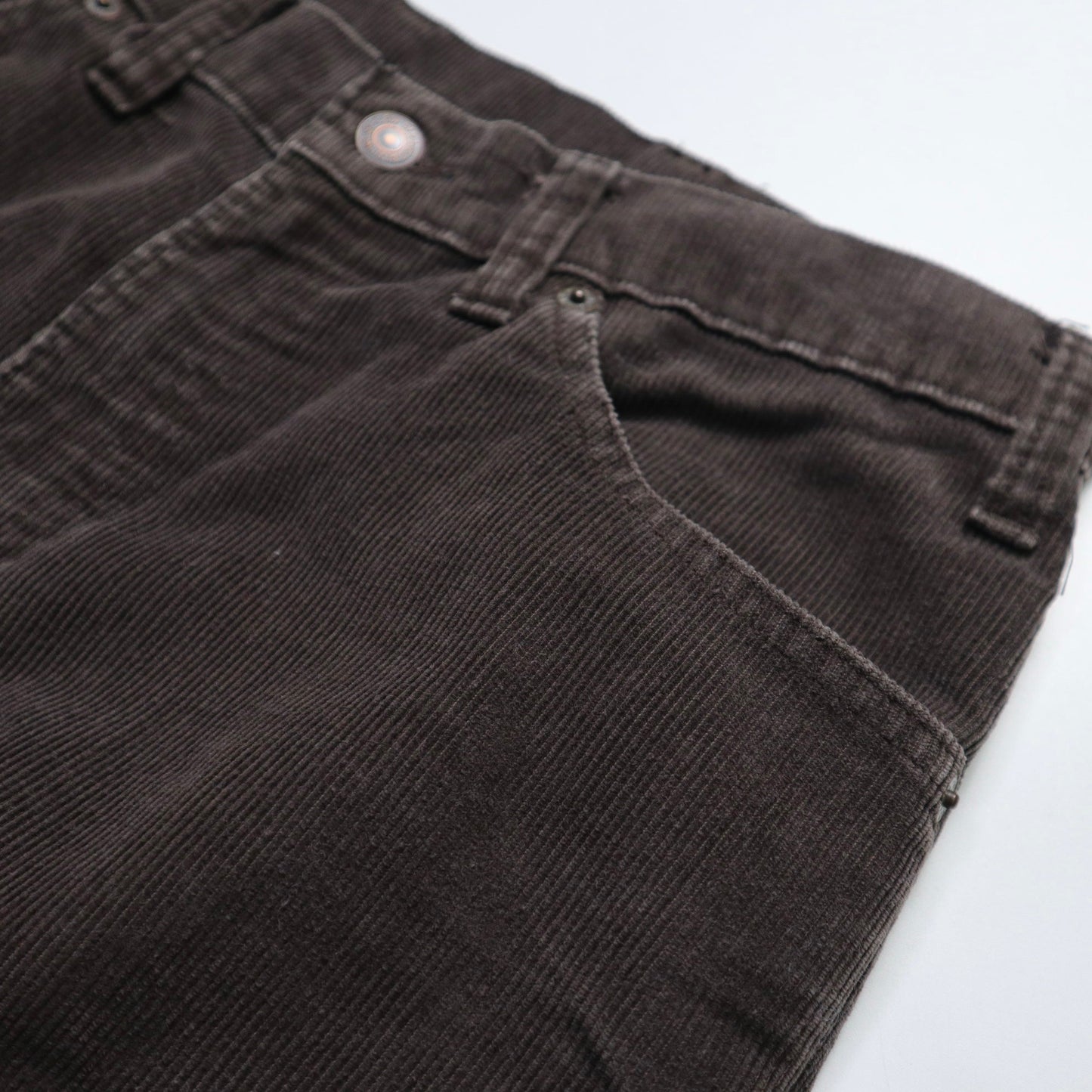 (32W) 80s Levi’s 517 - 1528 美國製 咖啡色燈芯絨靴型褲 - 富士鳥古著