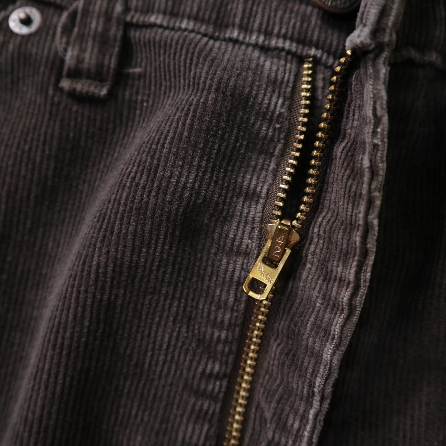 (32W) 80s Levi’s 517 - 1528 美國製 咖啡色燈芯絨靴型褲 - 富士鳥古著