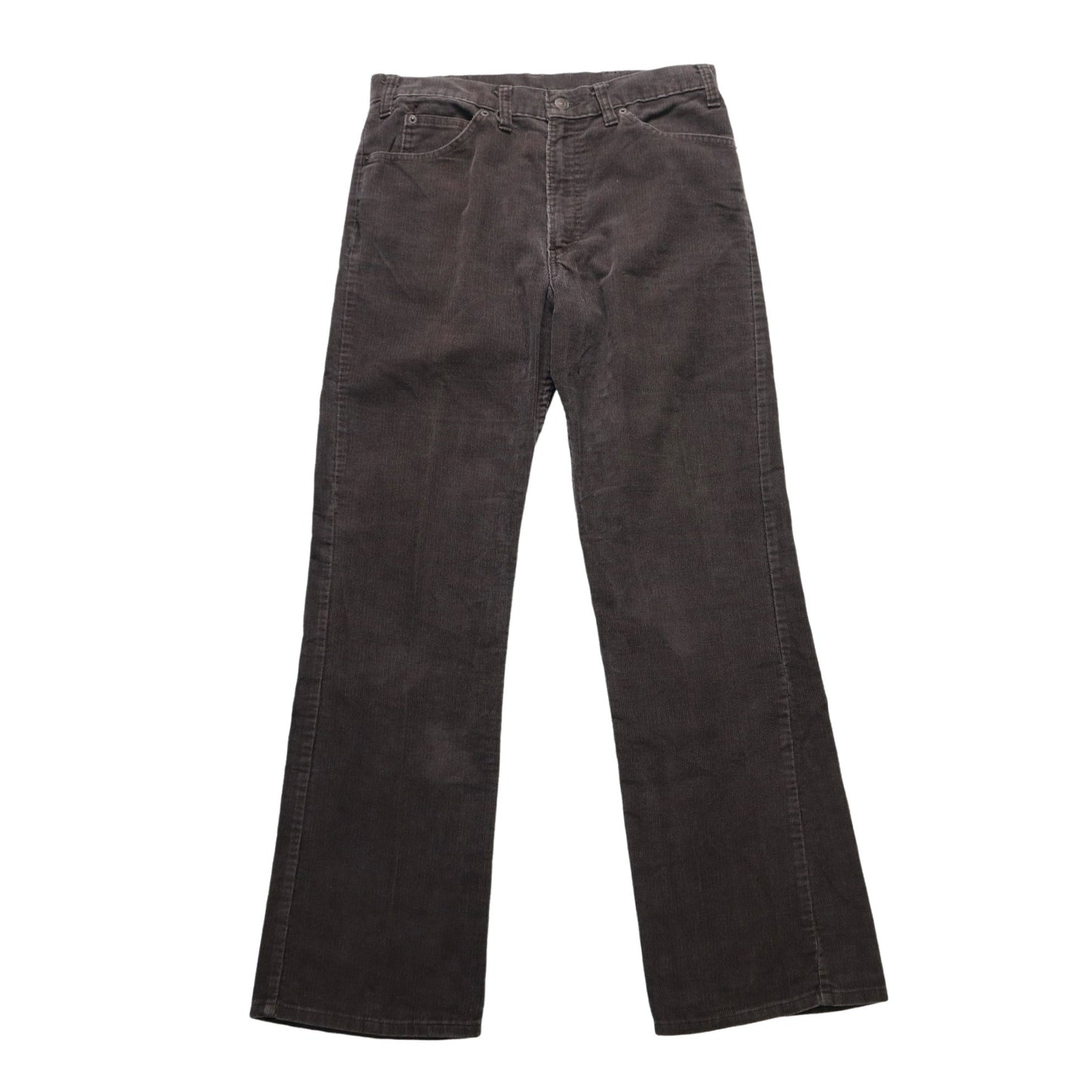(32W) 80s Levi’s 517 - 1528 美國製 咖啡色燈芯絨靴型褲 - 富士鳥古著