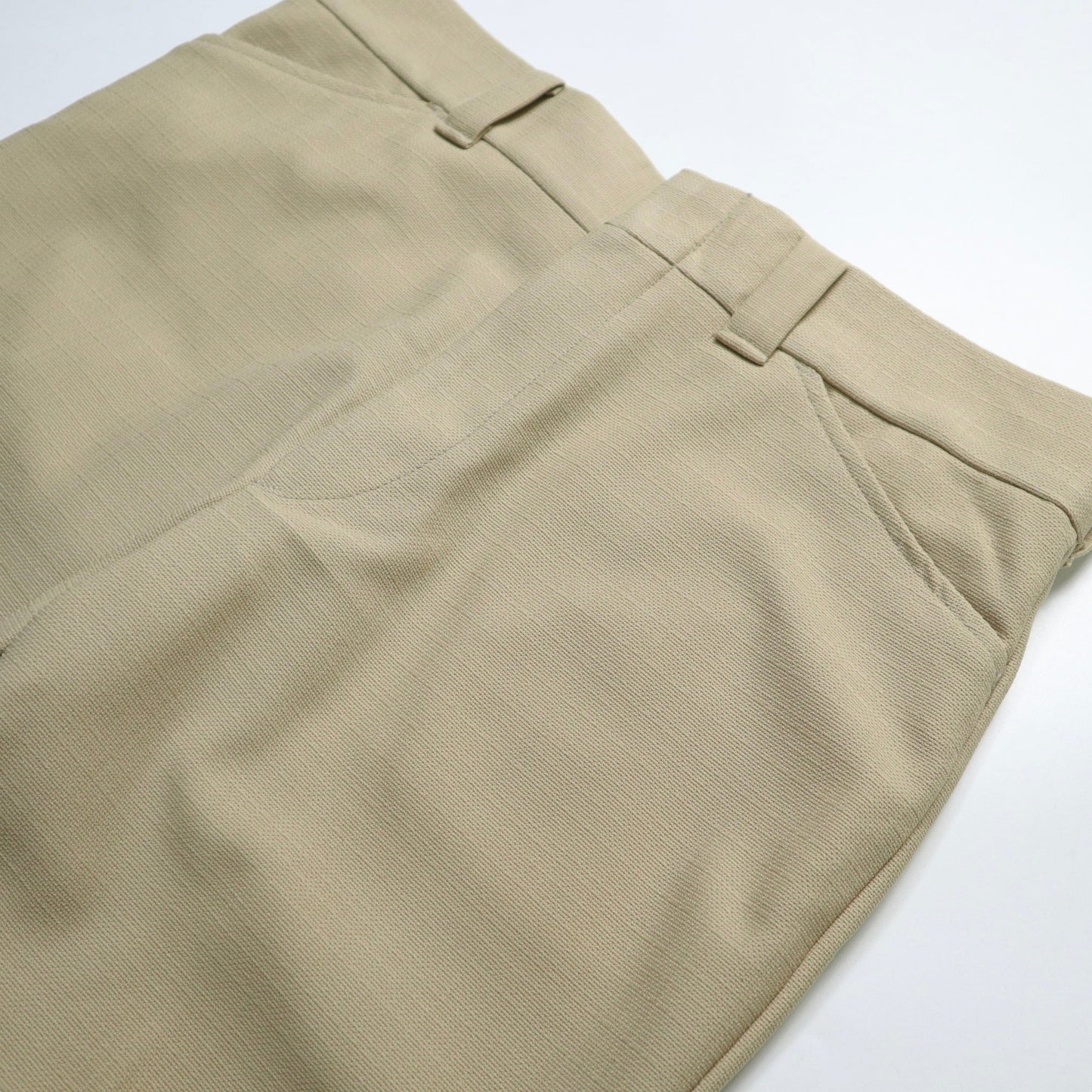 (32W)70s Levi’s 卡其色織紋喇叭褲 - 富士鳥古著