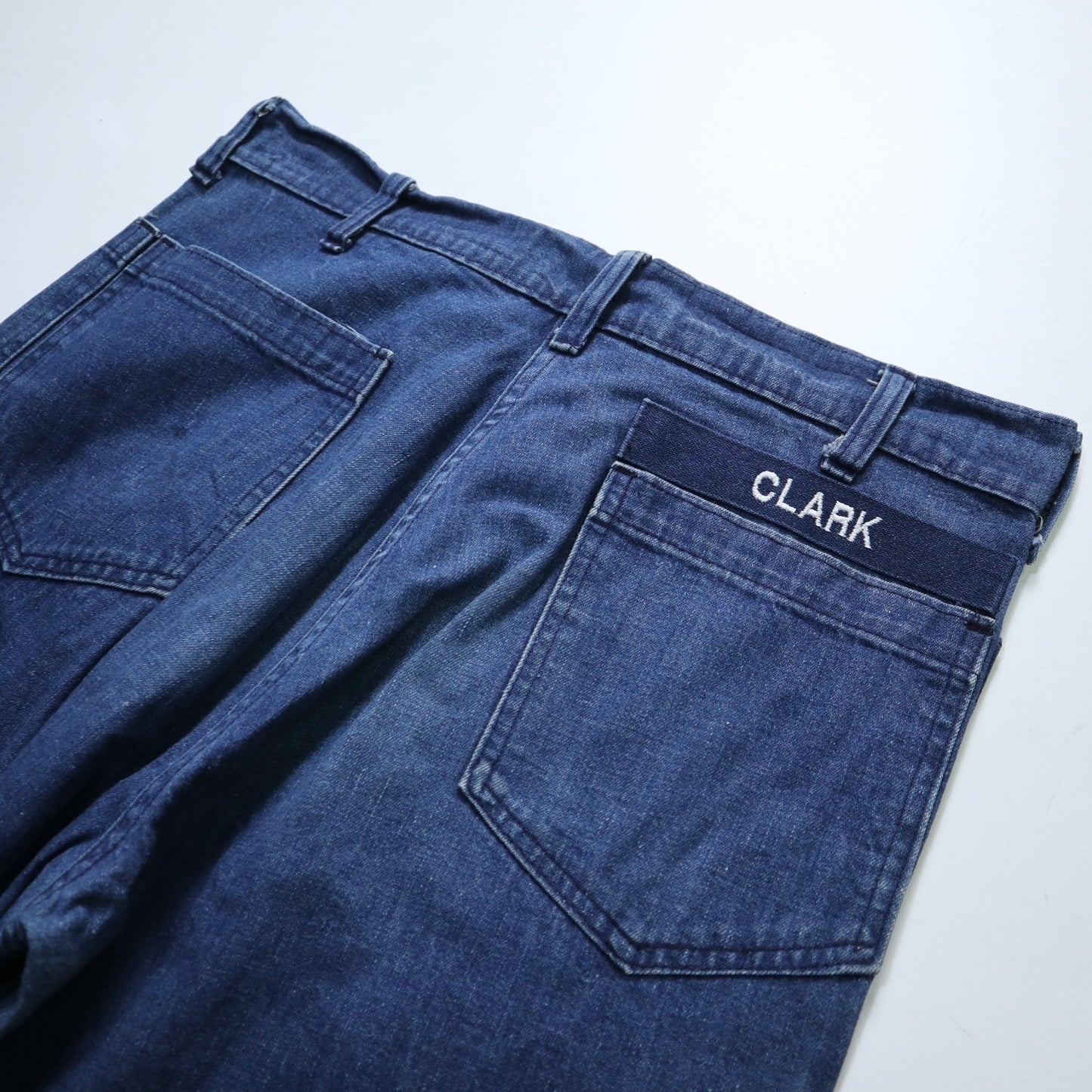 (32W)70s 海軍丹寧喇叭褲 Talon拉鍊 - 富士鳥古著