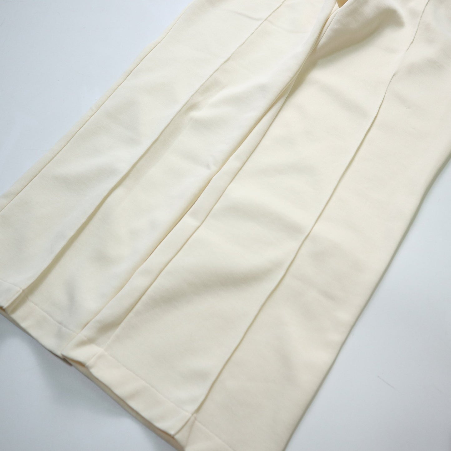 (33 - 38W) 70 - 80s NIKE 奶油白運動長褲 - 富士鳥古著