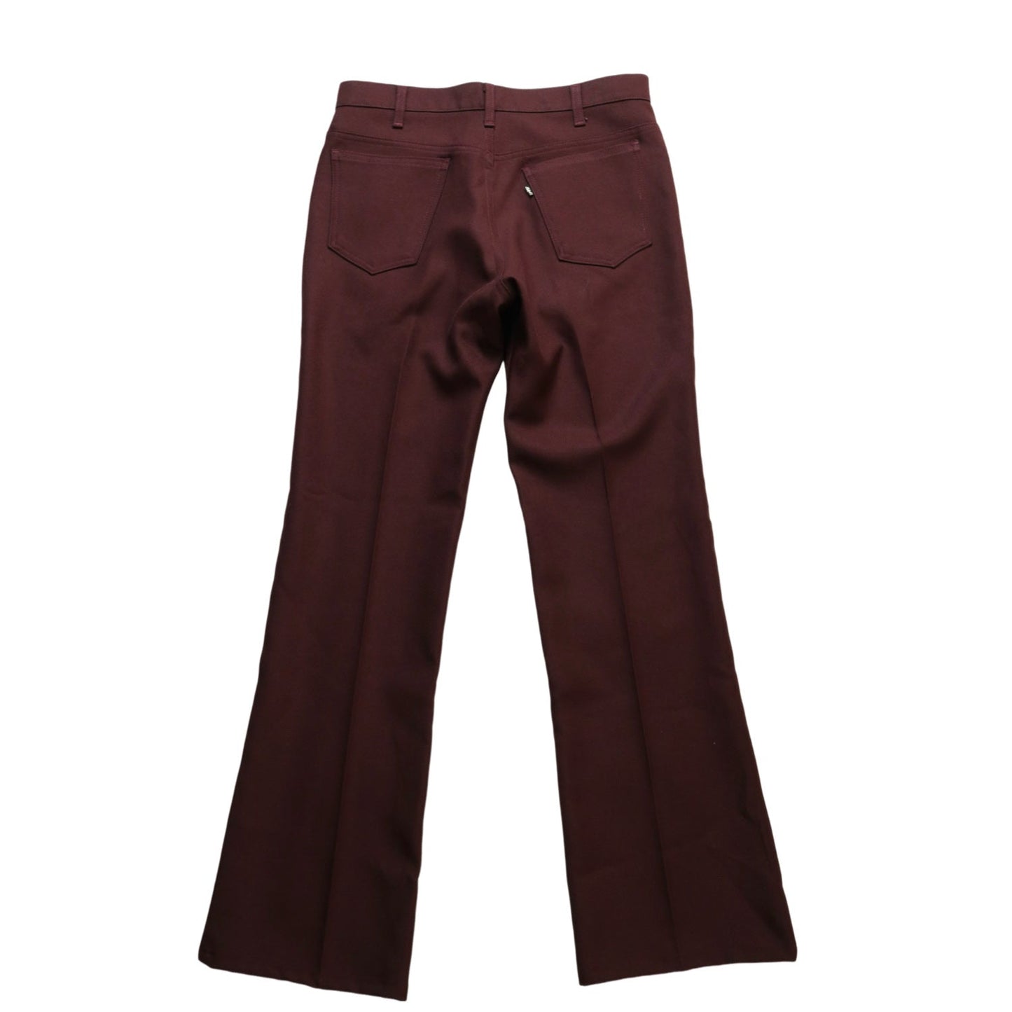 (33W)80s Levi’s 517 美國製 酒紅色靴型褲 - 富士鳥古著