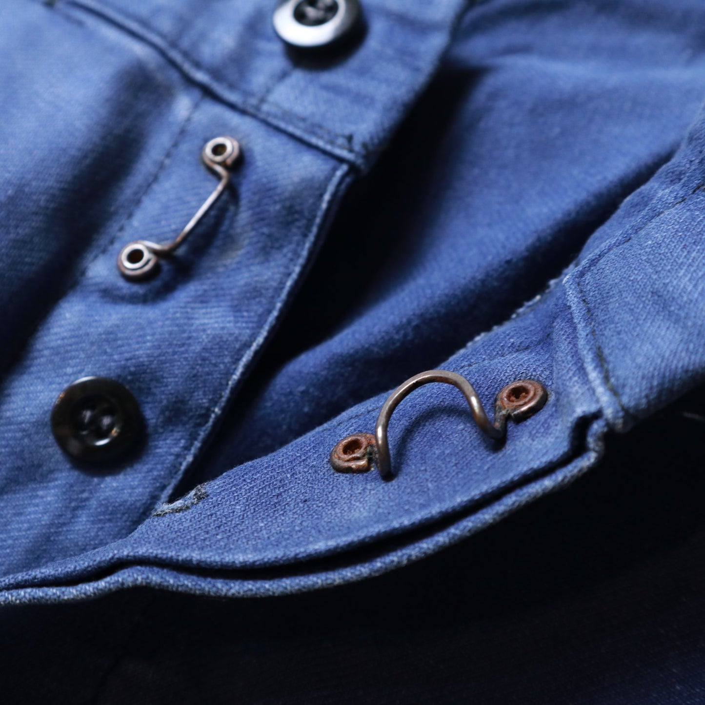 (34W) 1960's KIDUR Faded cotton work trousers 法國工作褲 - 富士鳥古著