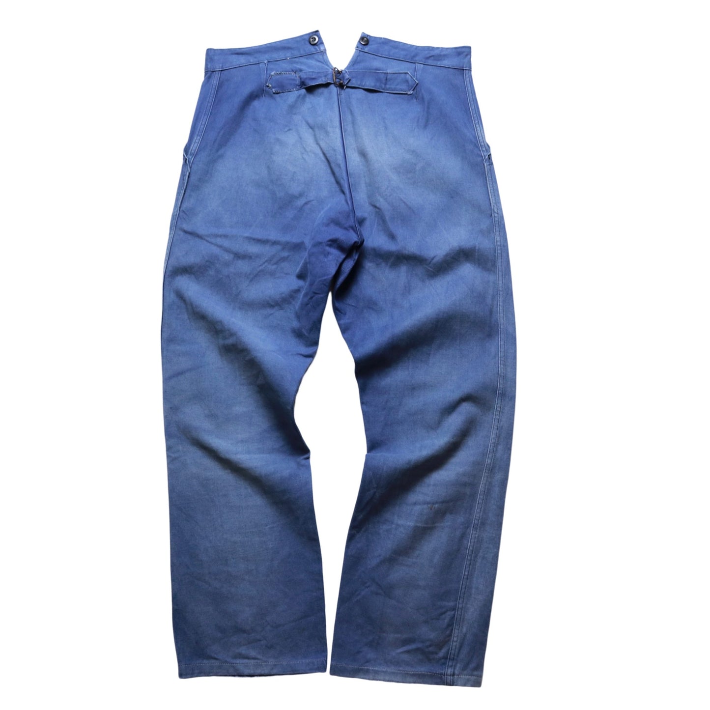 (34W) 1960's KIDUR Faded cotton work trousers 法國工作褲 - 富士鳥古著