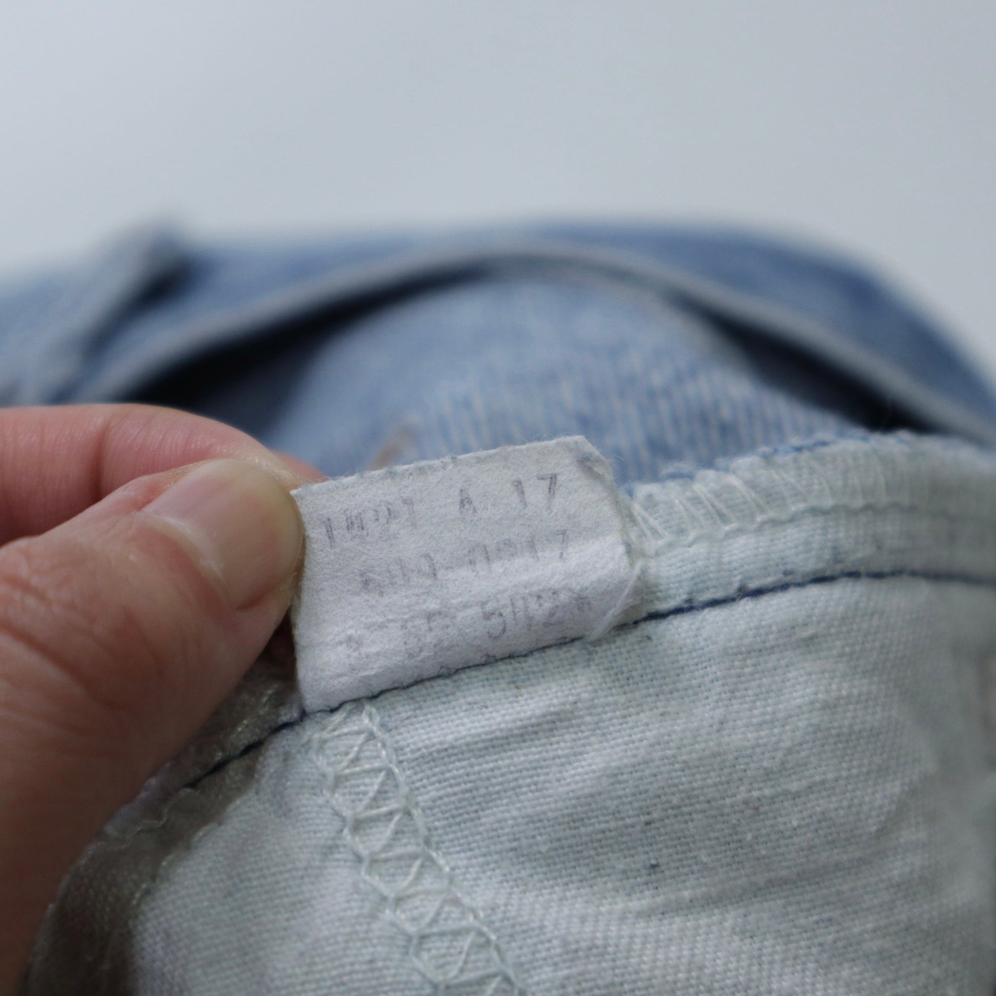 (34W) 80s Levi’s 509 - 0217 美國製 橘標 丹寧補丁直筒褲 - 富士鳥古著