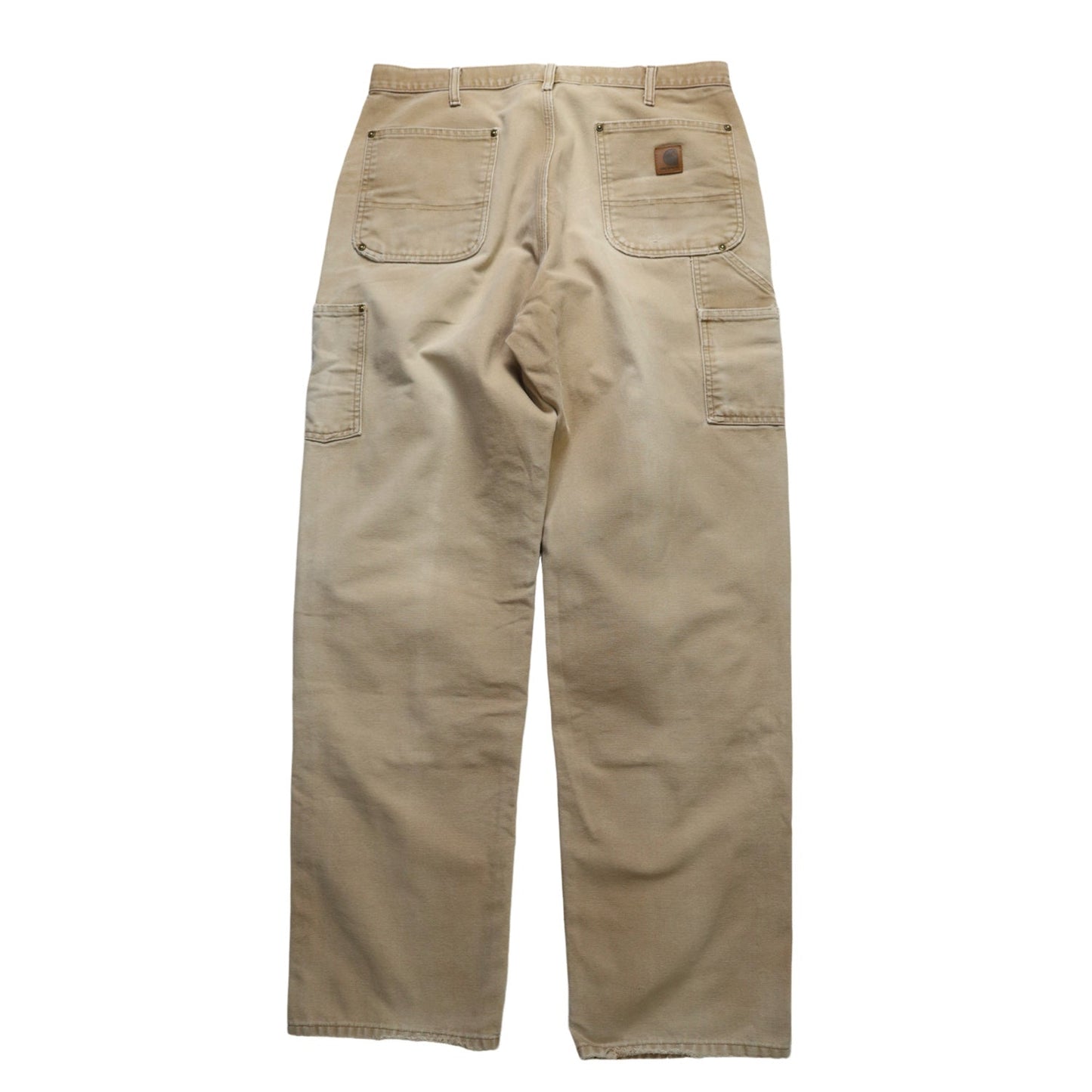 (34W) Carhartt Double knee 淺卡其色工作褲 - 富士鳥古著