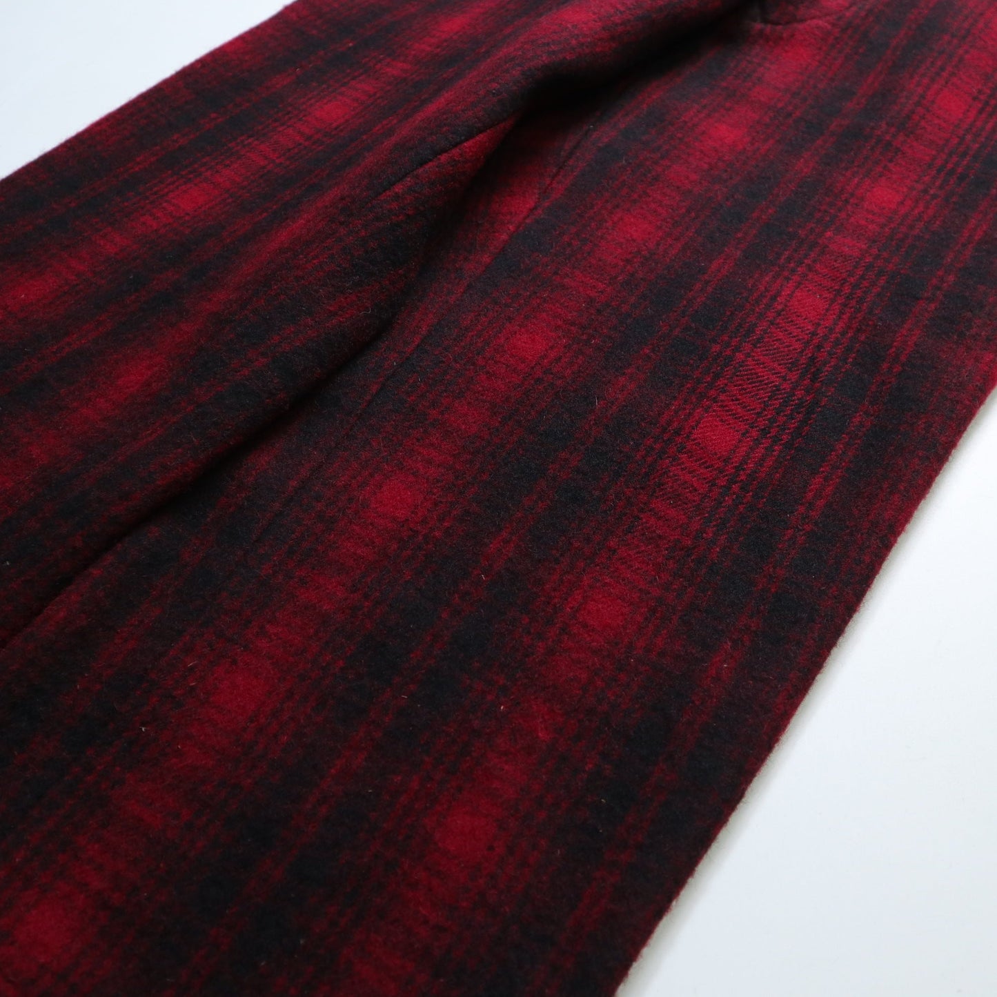 (34W)1950s Woolrich 美國製 羊毛紅格紋狩獵褲 Talon zipper - 富士鳥古著
