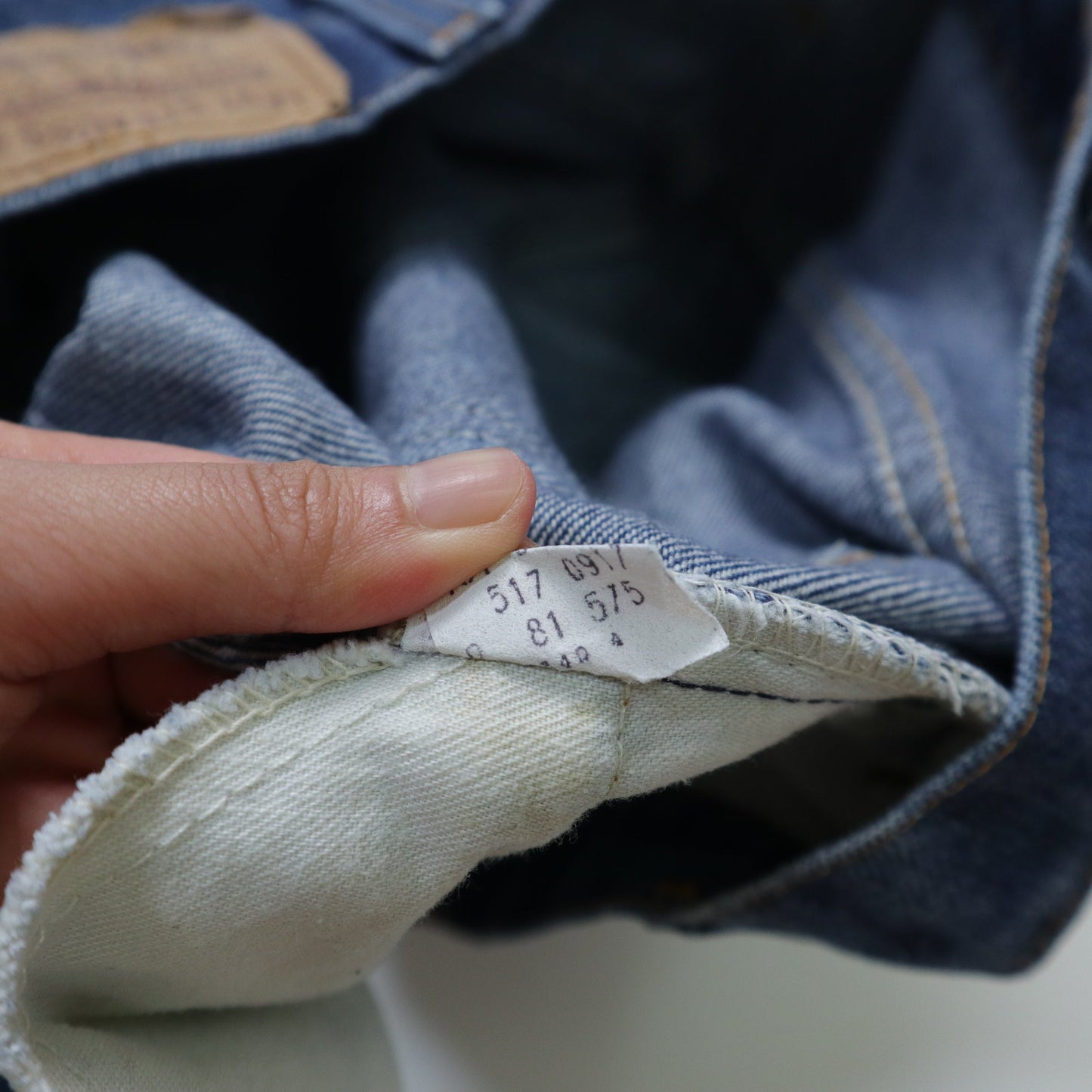 (35W)80s Levi’s 517 美國製 丹寧靴型褲 牛仔褲(517 - 0917) - 富士鳥古著