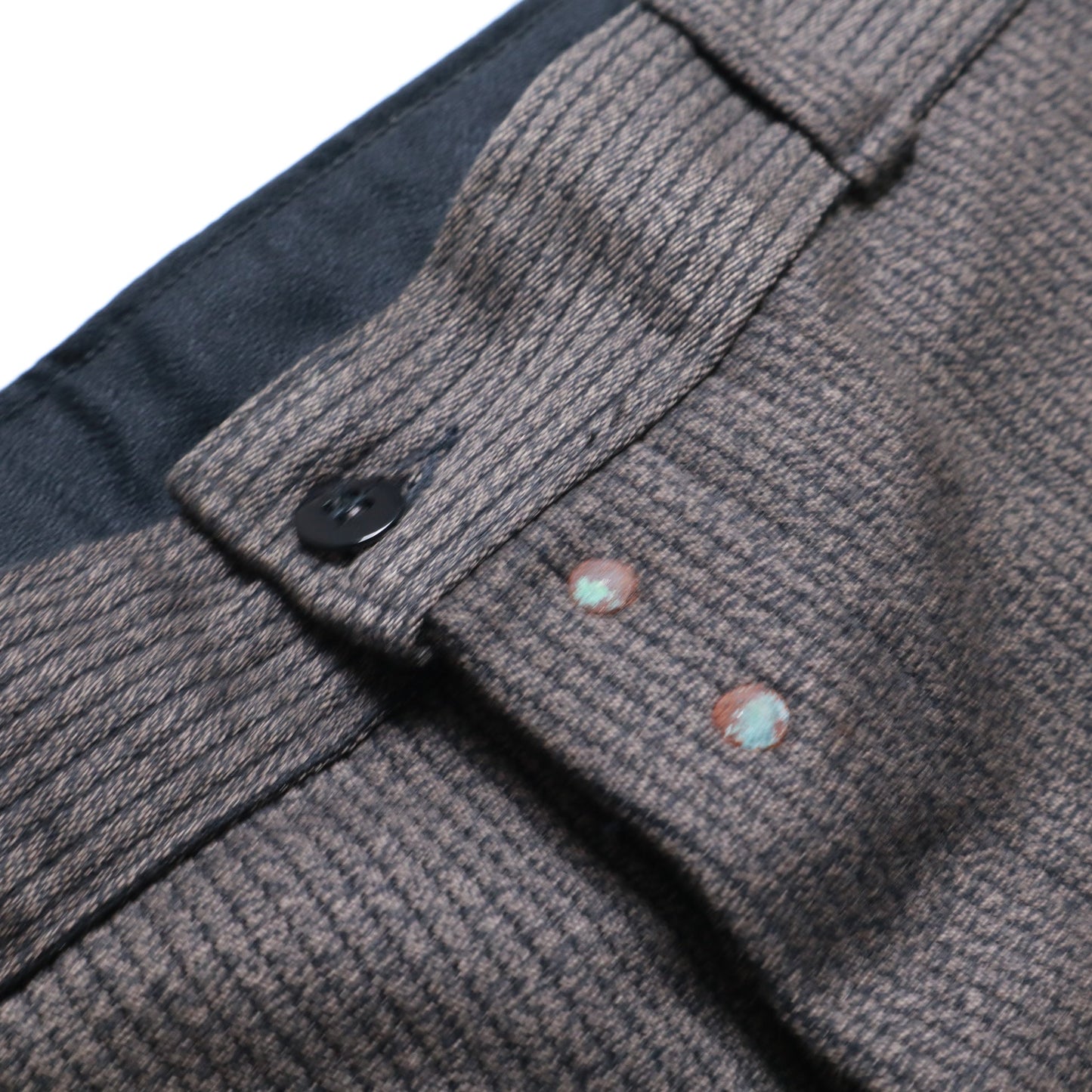 (36W) 1950s 法國條紋工作褲 - 富士鳥古著