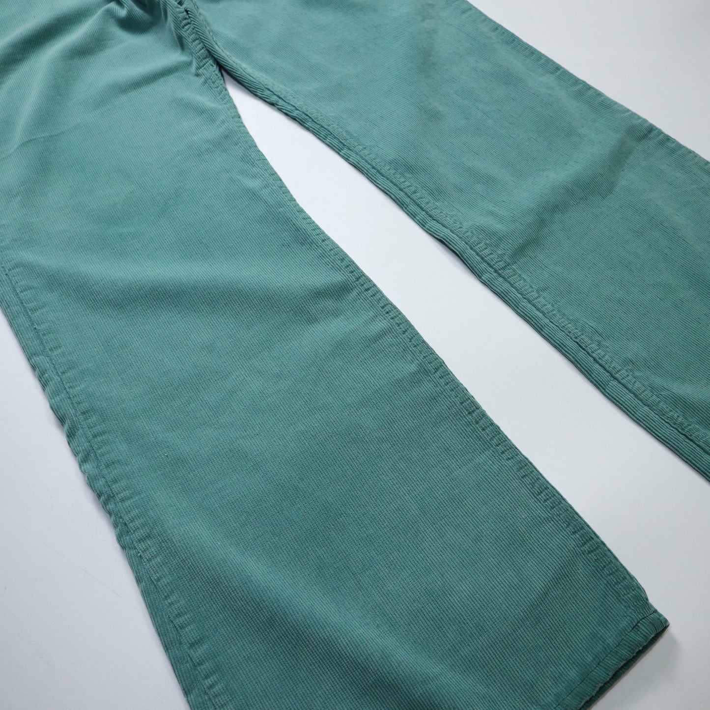 (36W) 70s JC PENNEY 綠色燈芯絨靴型褲 - 富士鳥古著