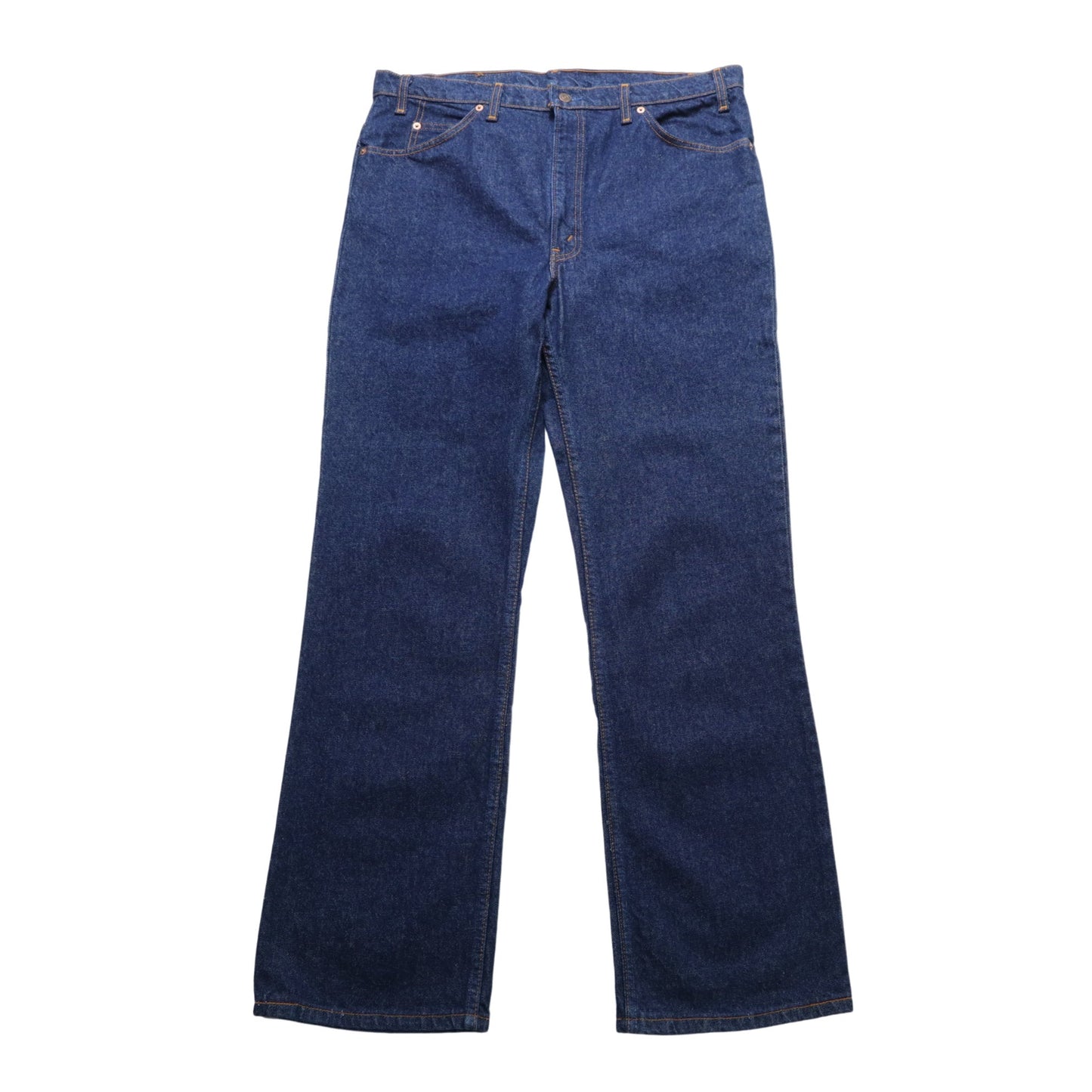 (36W) 80s Levi’s 517 橘標 加拿大製 原色丹寧靴型褲 - 富士鳥古著