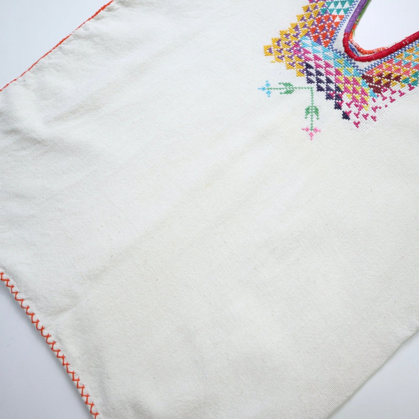 60 - 70s 瓜地馬拉手工刺繡棉質套頭上衣 - 富士鳥古著