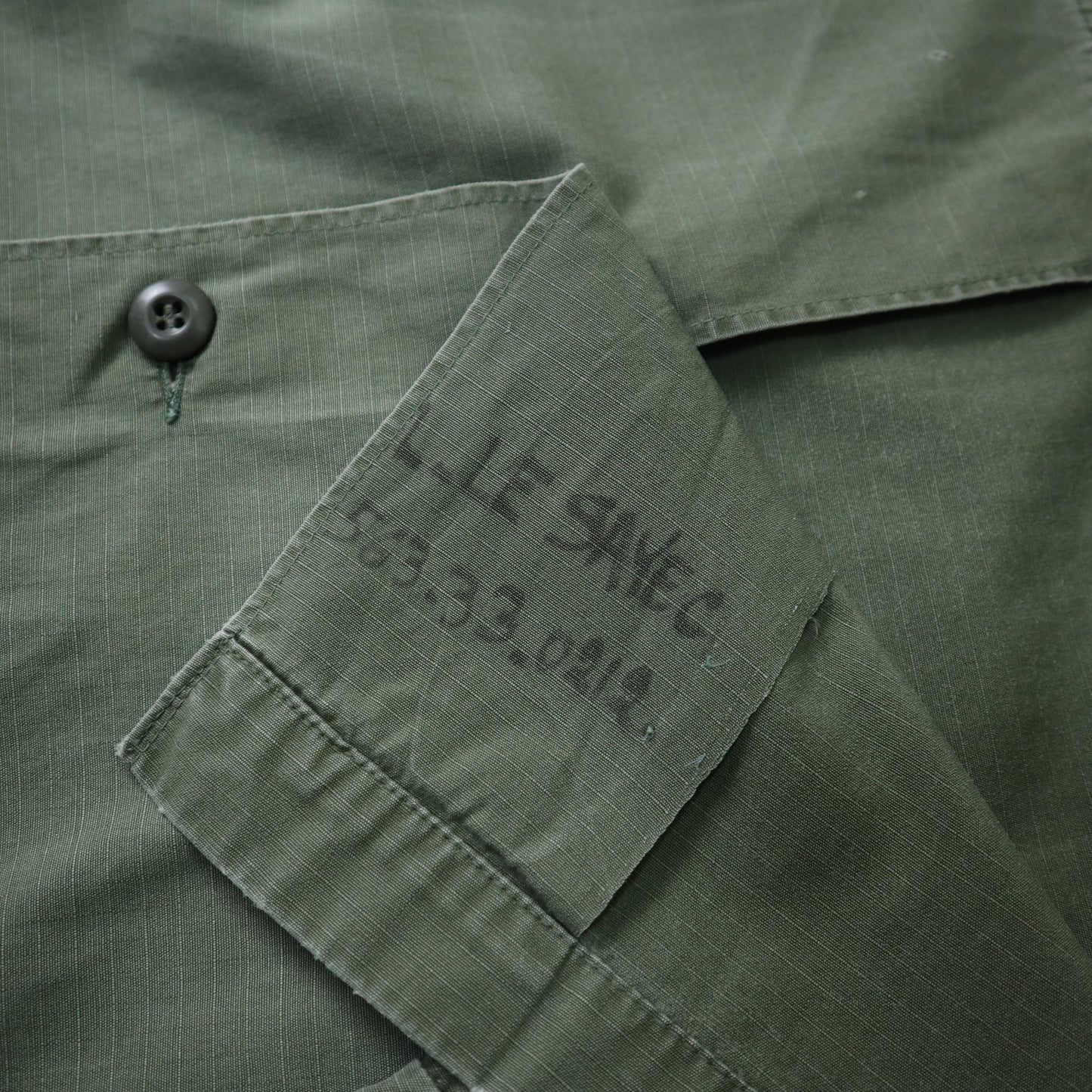60 - 70s US ARMY 美軍公發 越戰女生軍用襯衫 抗撕裂布料 - 富士鳥古著