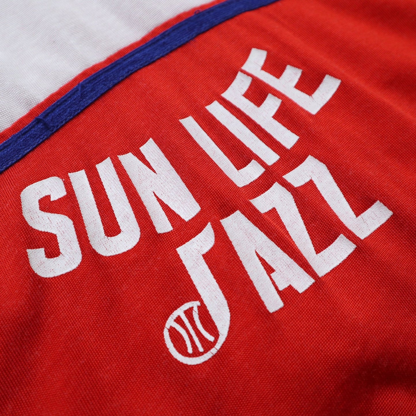 60s Sun Life Jazz 拼色籃球背心 - 富士鳥古著