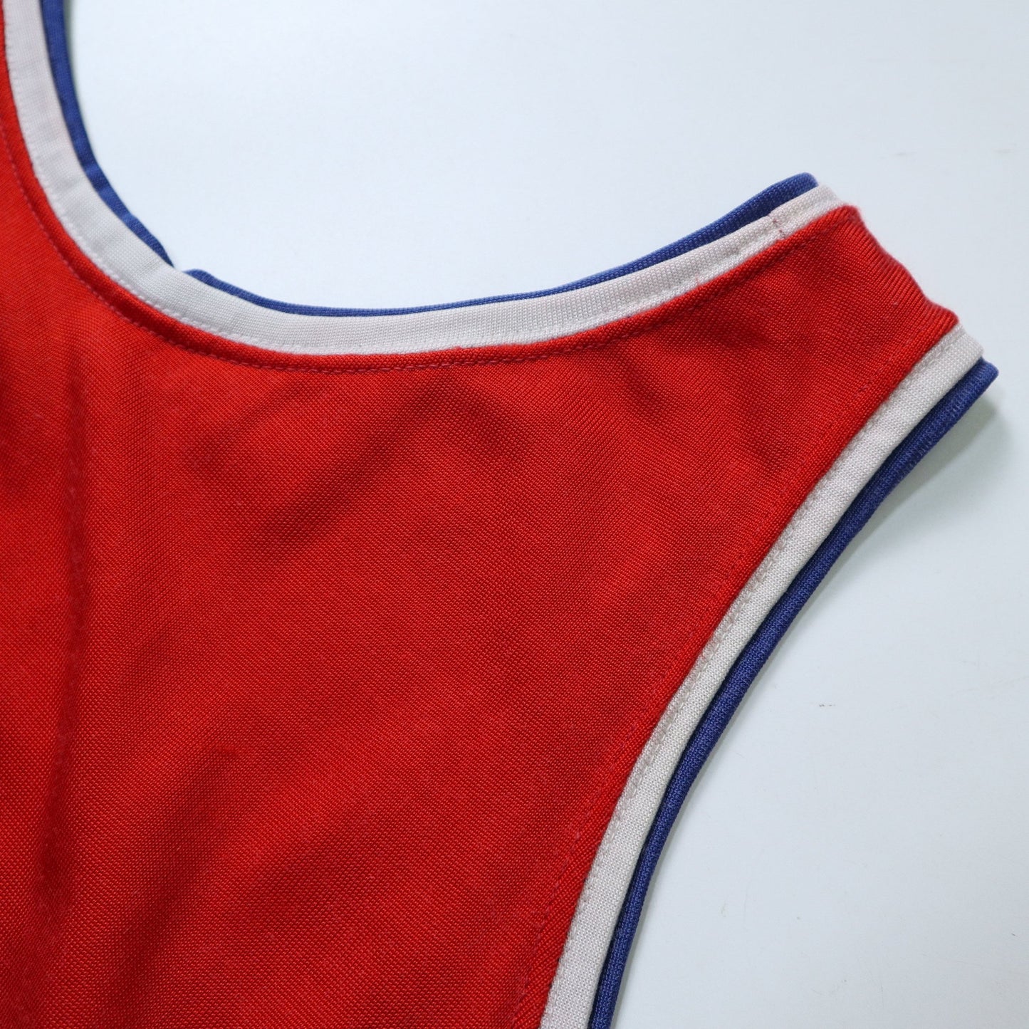 60s Sun Life Jazz 拼色籃球背心 - 富士鳥古著