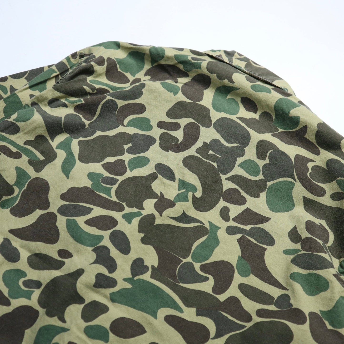 70s 香港製 獵鴨迷彩輕薄外套 - 富士鳥古著