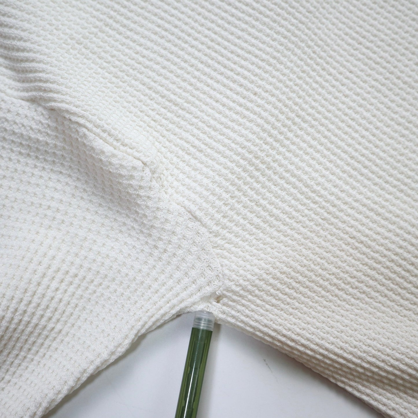 70s Hantex 美國製 白色鬆餅格紋上衣 - 富士鳥古著