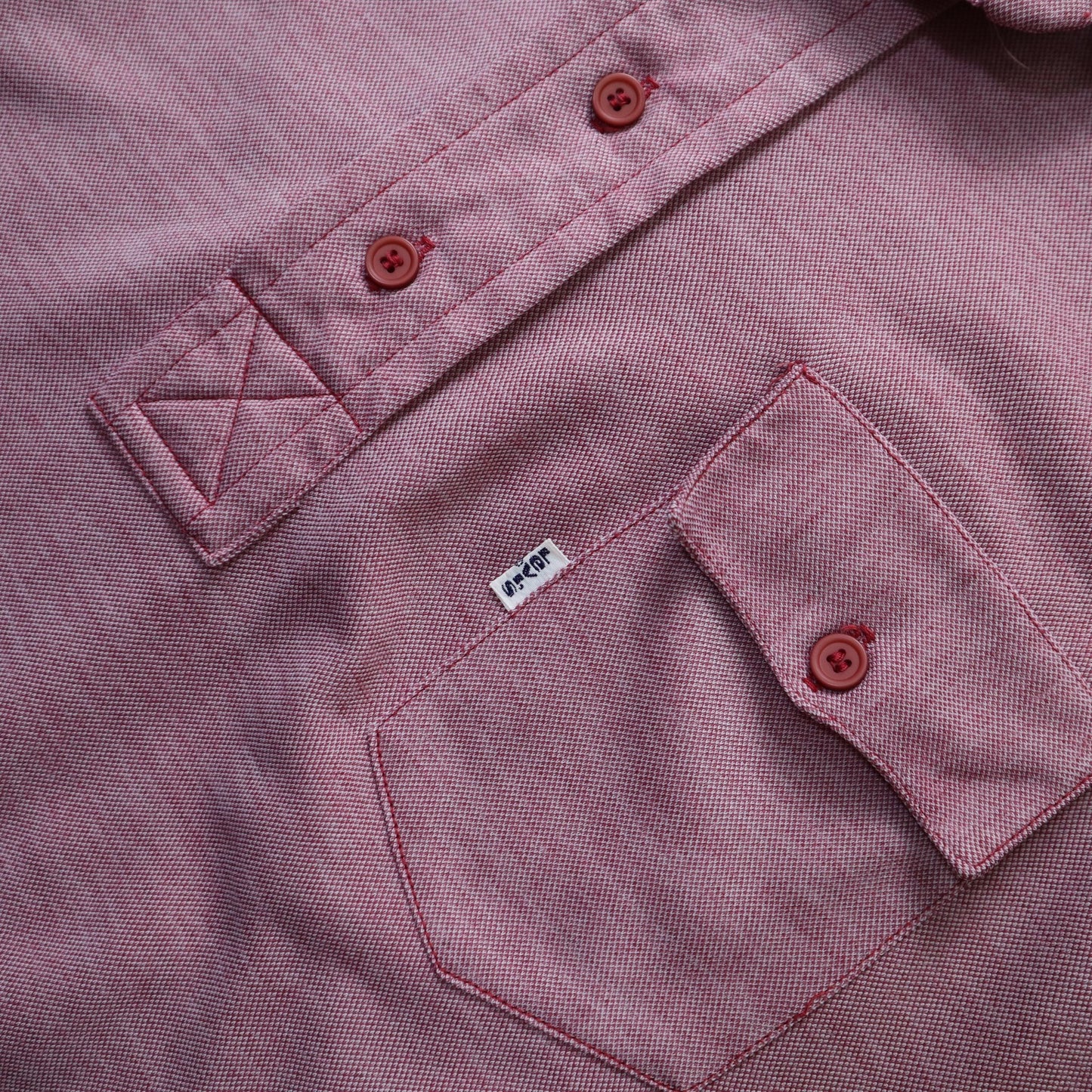 70s Levis Panatela Sportswear 粉色尖領休閒Polo衫 - 富士鳥古著