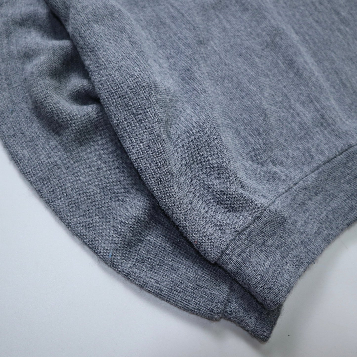 70s Sansabelt Sport 美國製 灰色細條紋開襟針織衫 針織外套 - 富士鳥古著