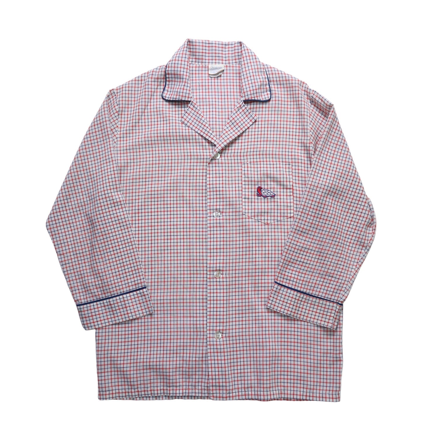 70s Sears 美國製 Pajama Shirt - 富士鳥古著