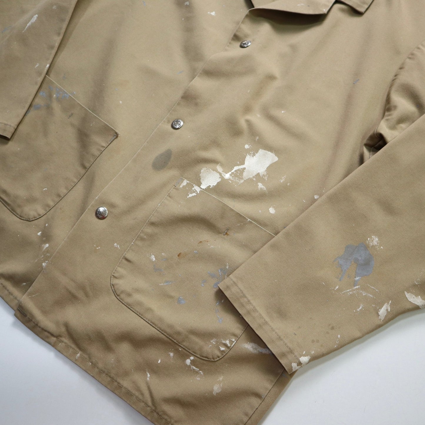 70s Universal Overall 卡其色工作外套 Union made - 富士鳥古著