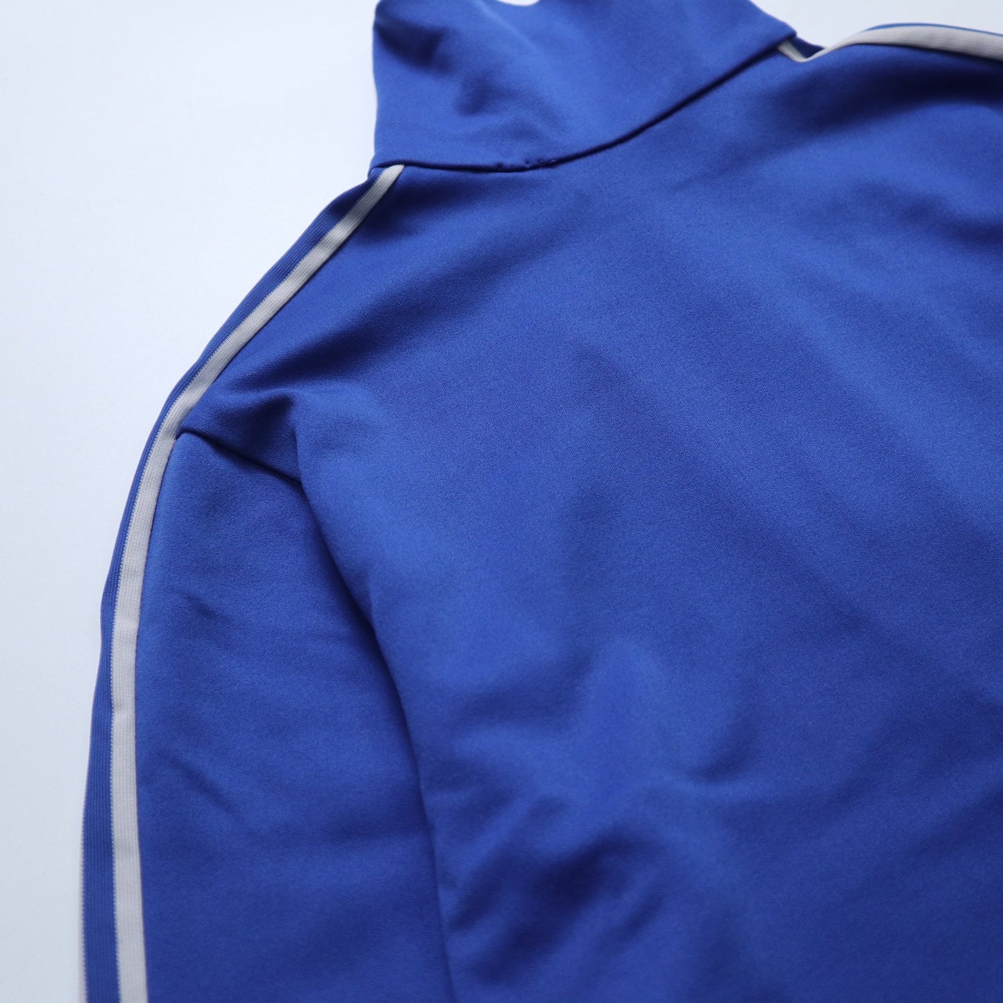 80s Adidas 寶藍色滾邊運動外套 - 富士鳥古著