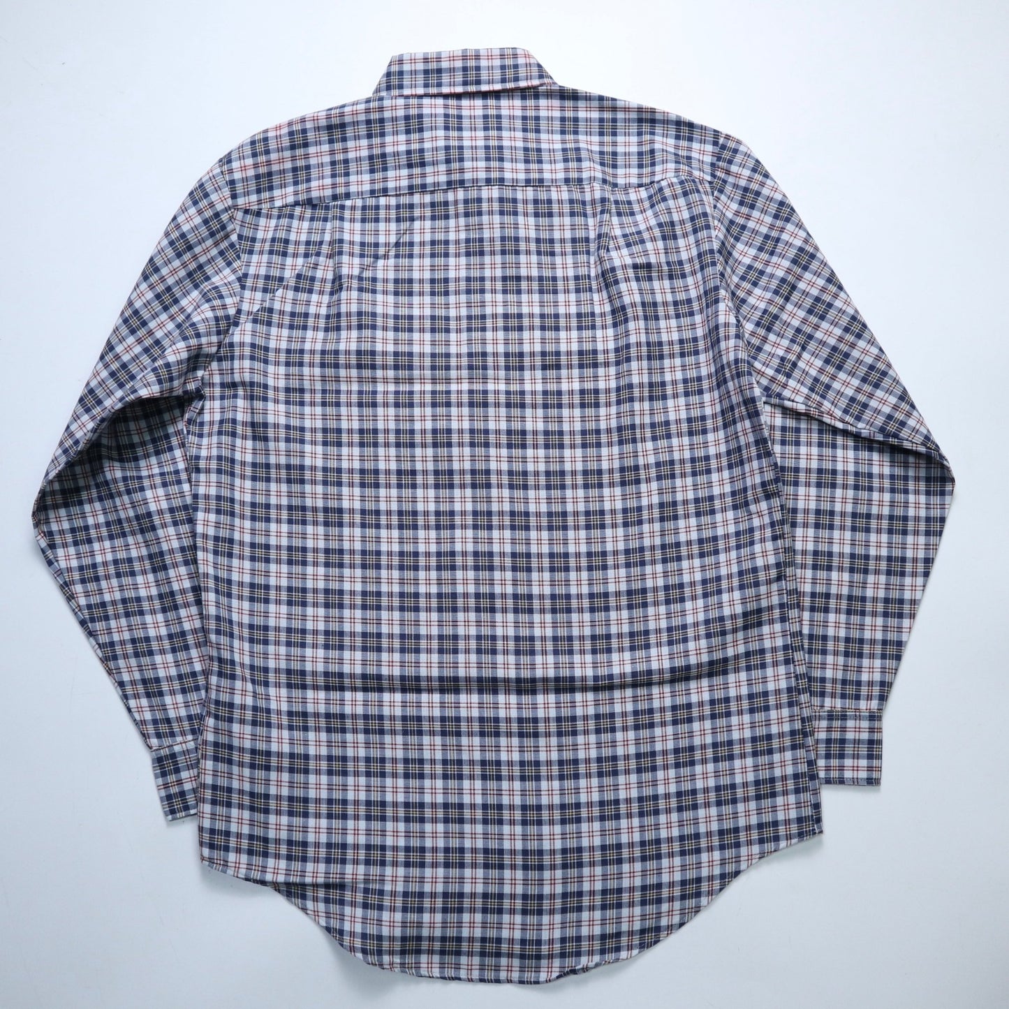 80s BIG MAC 藍色格紋工作襯衫 - 富士鳥古著