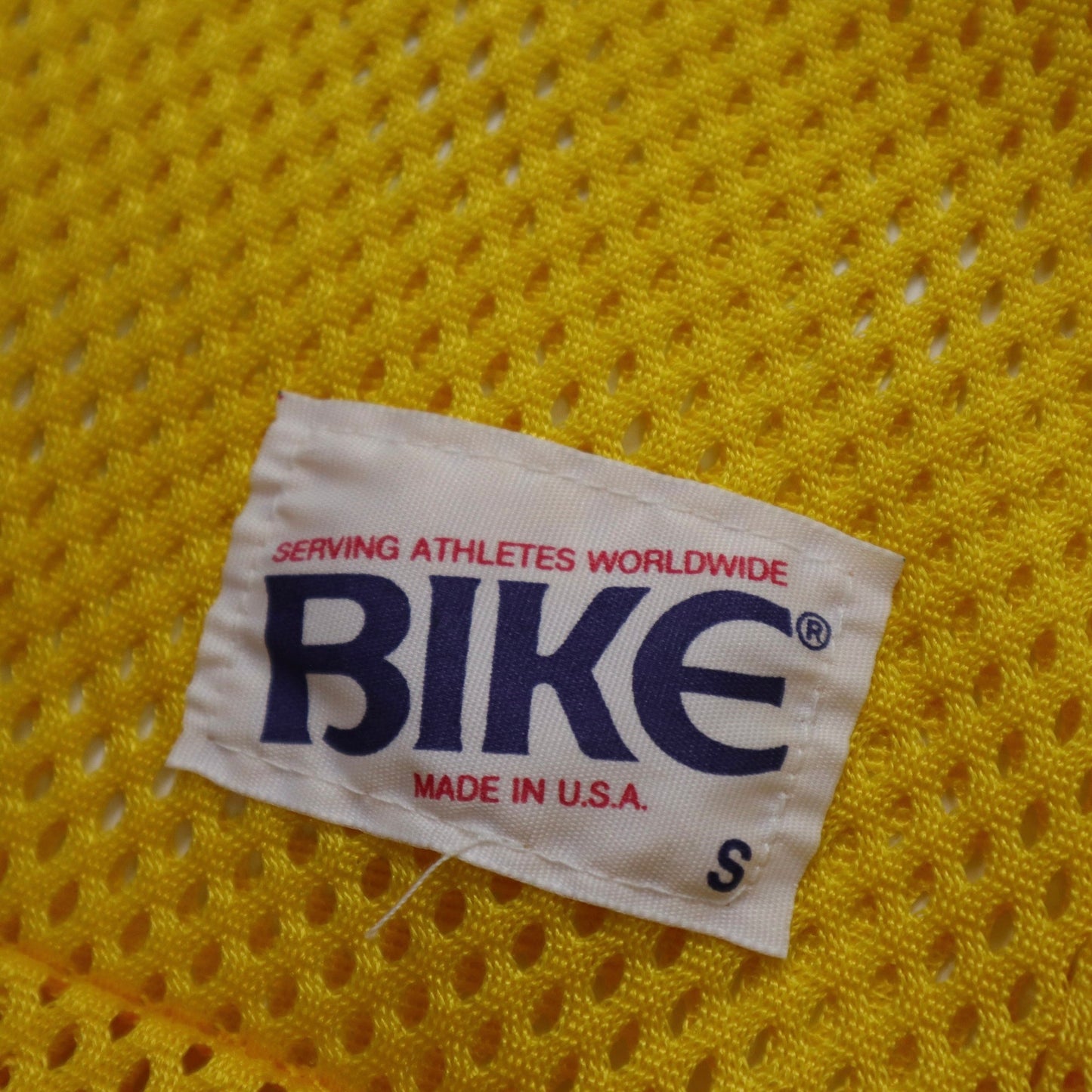 80s 美國製 BIKE Wonder woman 黃色美式足球網洞衣 - 富士鳥古著