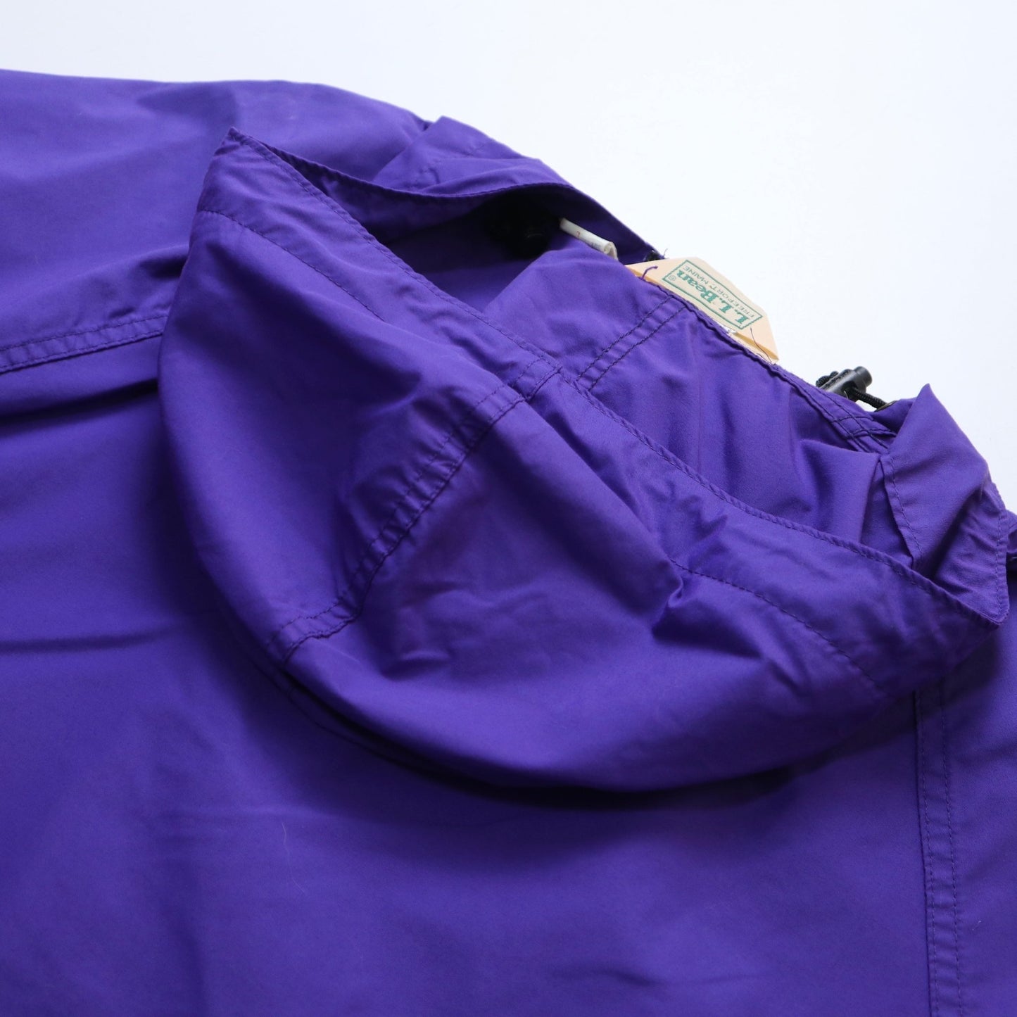 80s L.L.Bean 美國製 紫色防風套頭衫 - 富士鳥古著