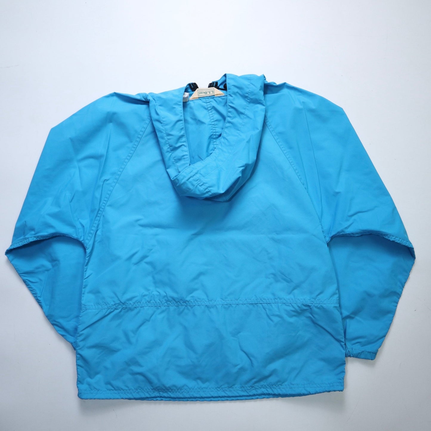80s L.L.Bean 美國製 天空藍防風套頭衫 - 富士鳥古著