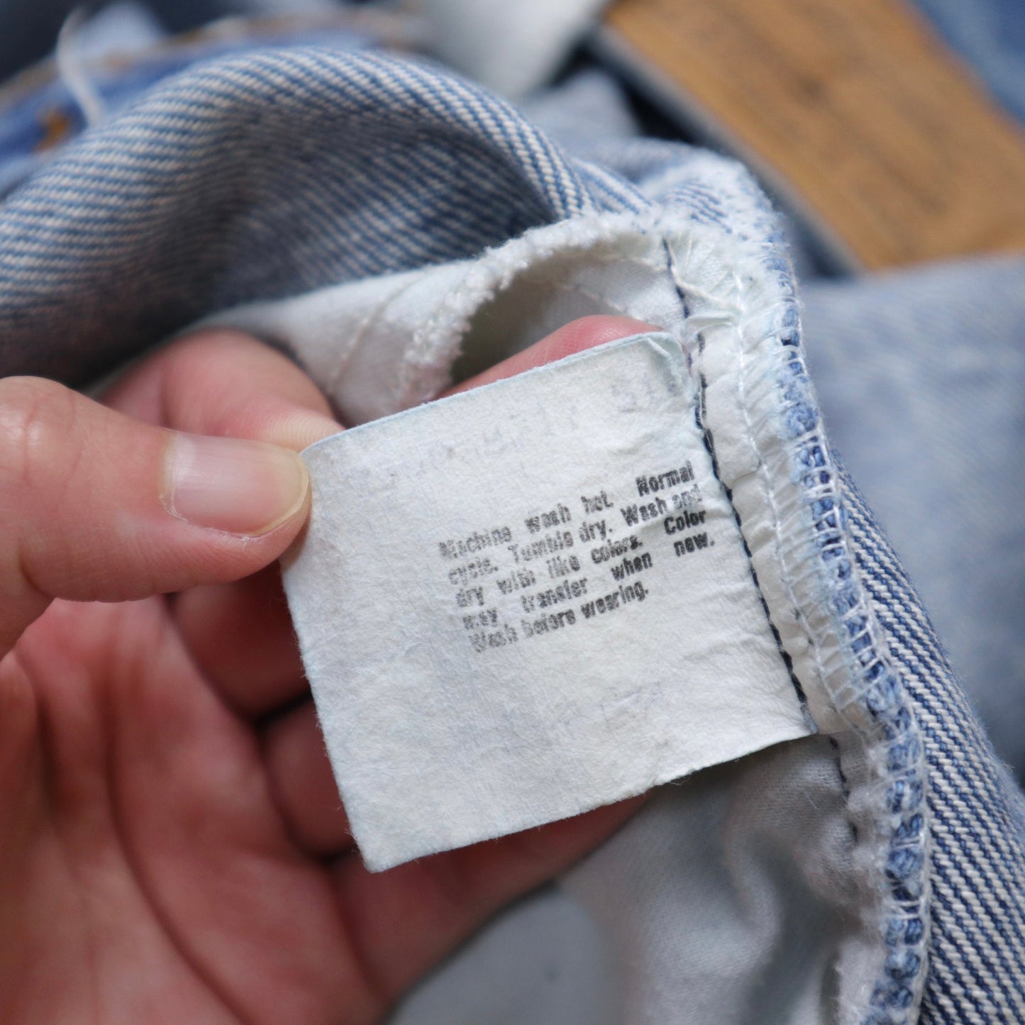 80's(36W) Levi’s 美國製 橘標505 直筒牛仔褲(20505 - 0217) - 富士鳥古著