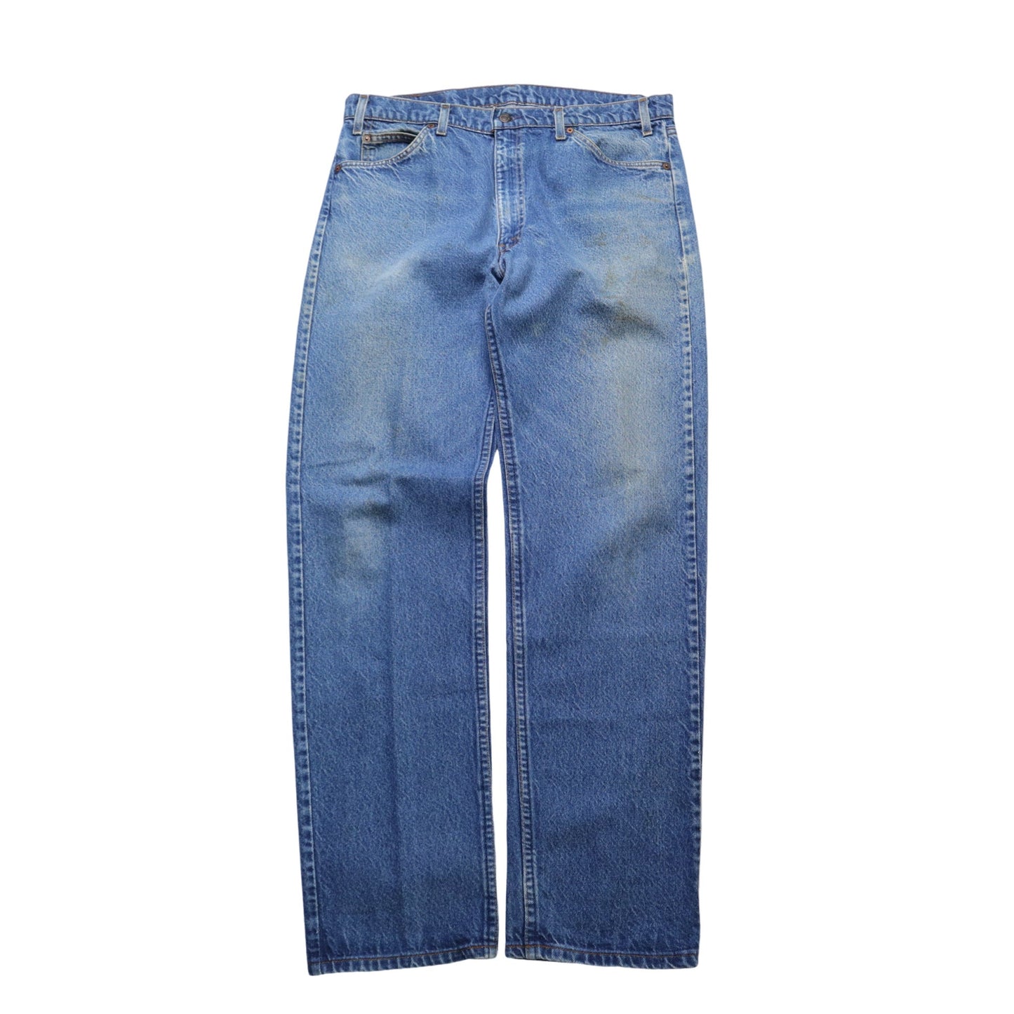 80's(36W) Levi’s 美國製 橘標505 直筒牛仔褲(20505 - 0217) - 富士鳥古著
