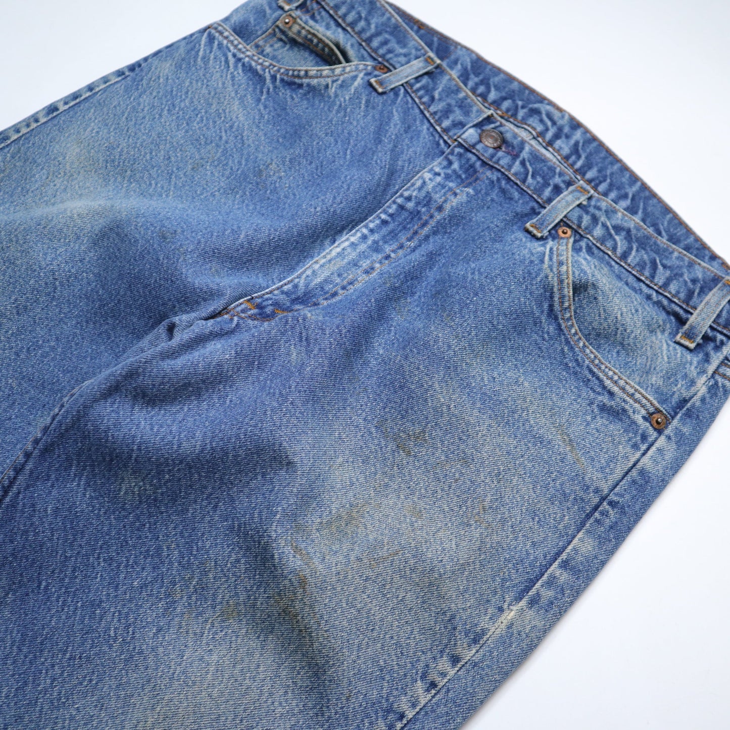 80's(36W) Levi’s 美國製 橘標505 直筒牛仔褲(20505 - 0217) - 富士鳥古著