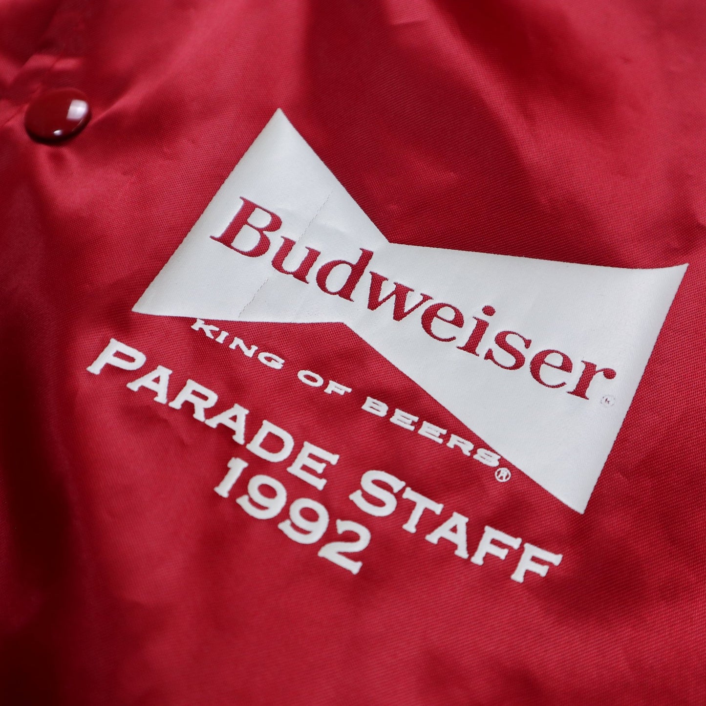 90s 美國製 Budweiser 百威啤酒猴年尼龍外套 - 富士鳥古著