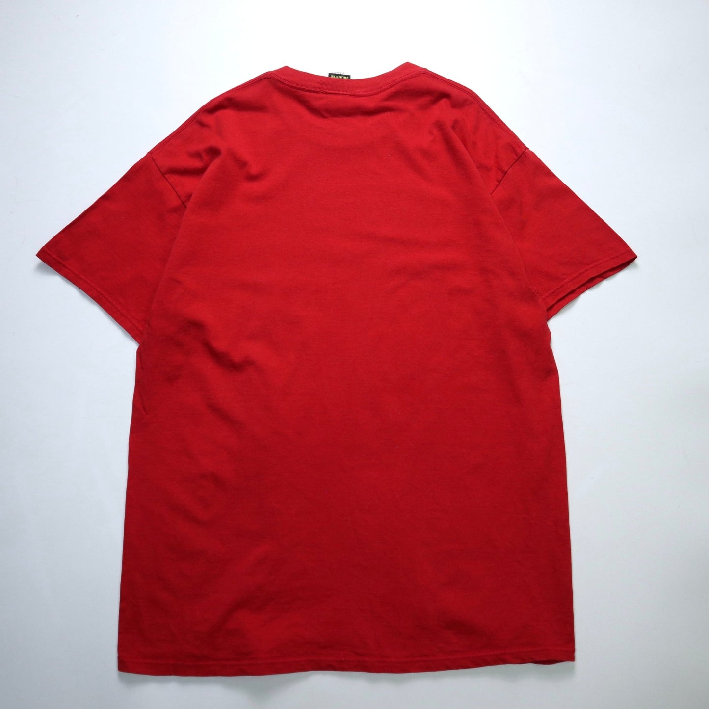 90s 美國製 Disney Mickey Mouse 紅色膠印tee - 富士鳥古著