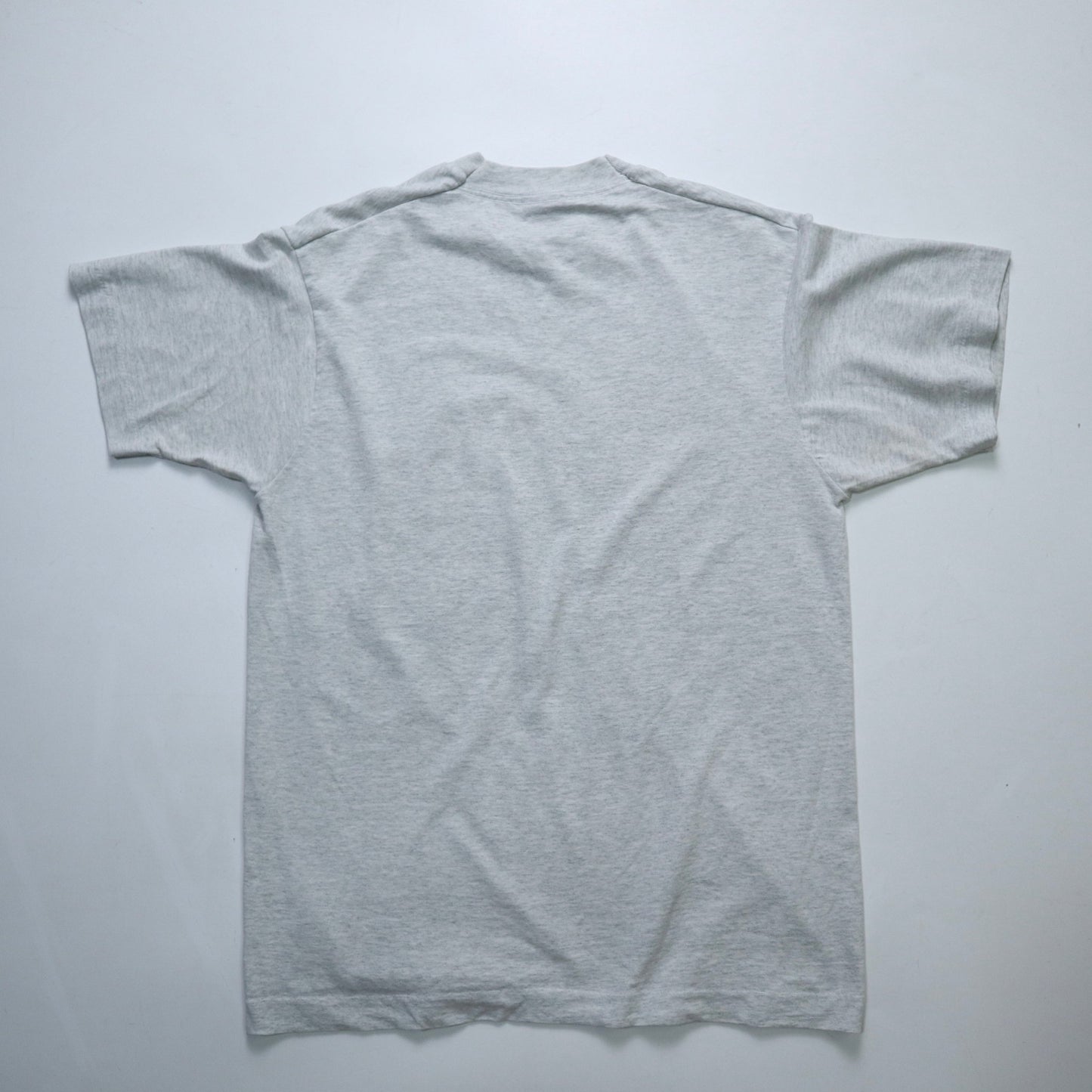 90s Fruit of the loom WCHS 跑步俱樂部灰色雪花tee - 富士鳥古著