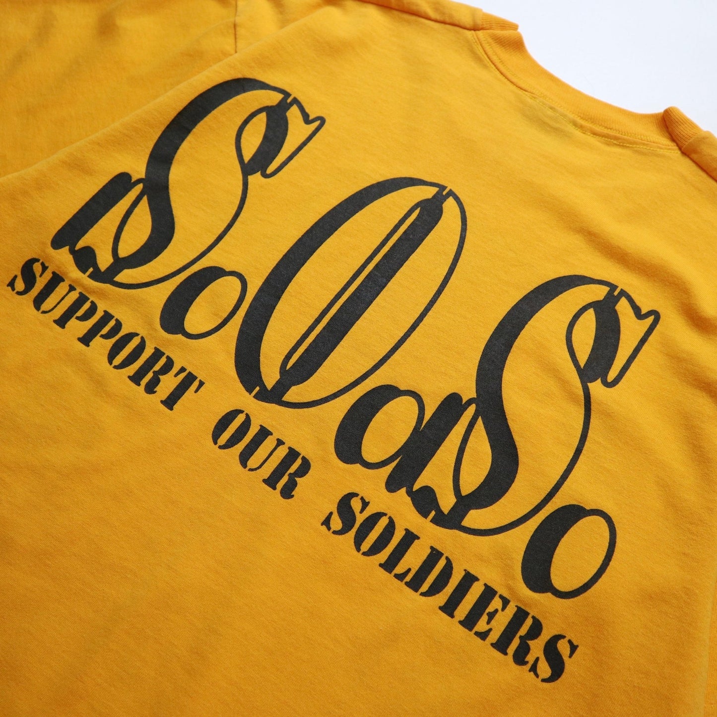 90s Screen Stars Best 美國製 黃色沙漠風暴tee - 富士鳥古著