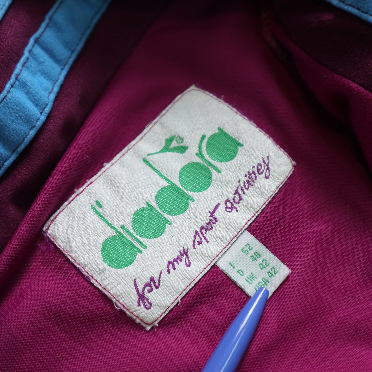 Diadora 桃粉色絨布 古著外套 - 富士鳥古著