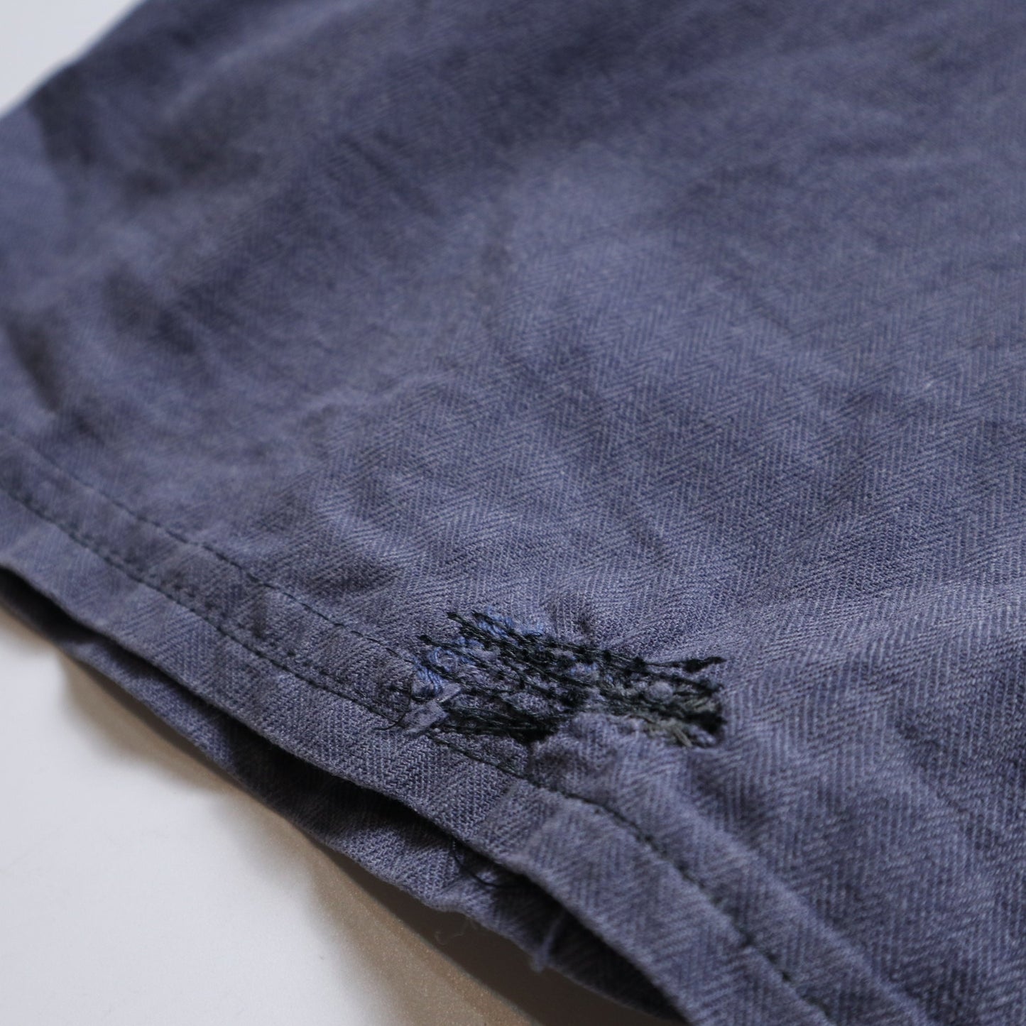 人字紋法國工裝外套/HBT Work jacket - 富士鳥古著