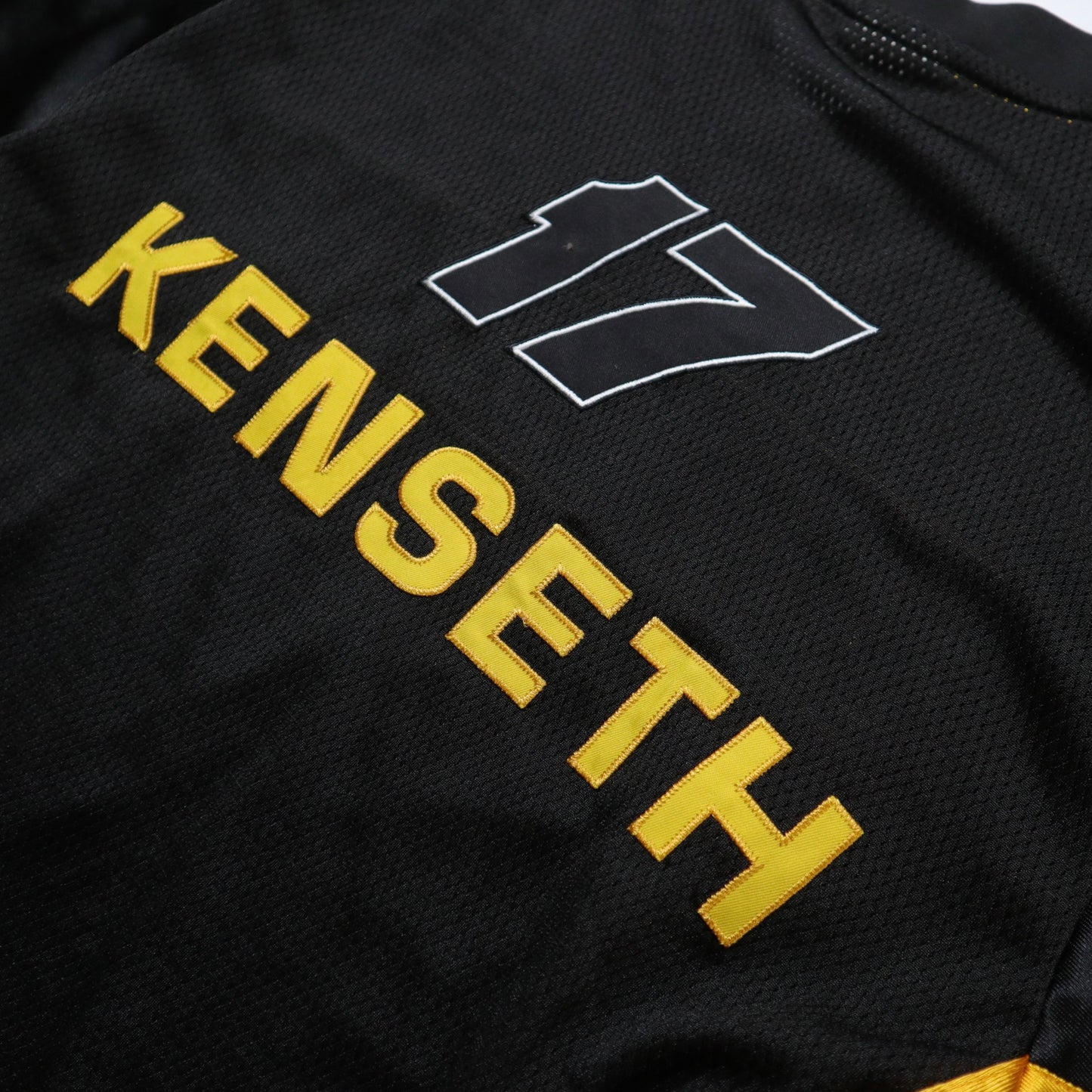 DEWALT 黃黑拼接網洞上衣 - 富士鳥古著