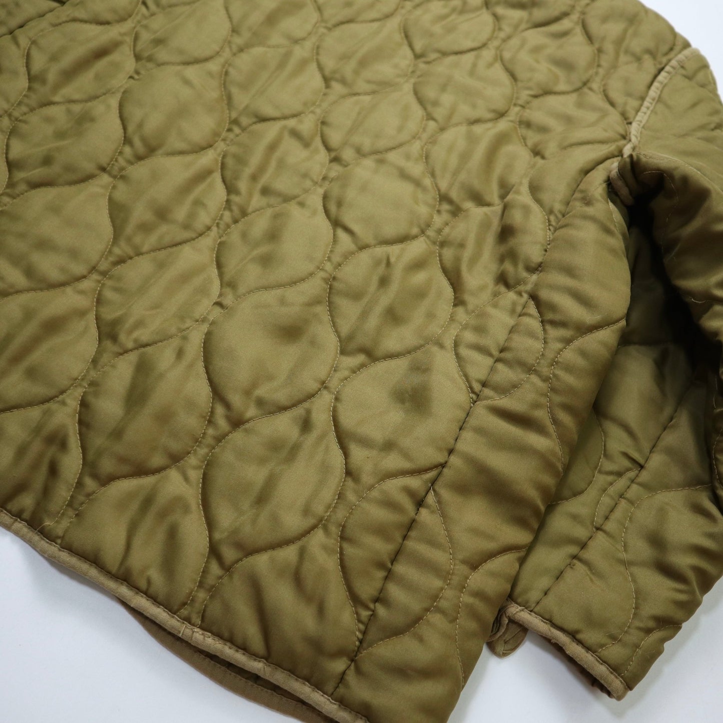 Liner jacket 褐綠色絎縫外套 - 富士鳥古著